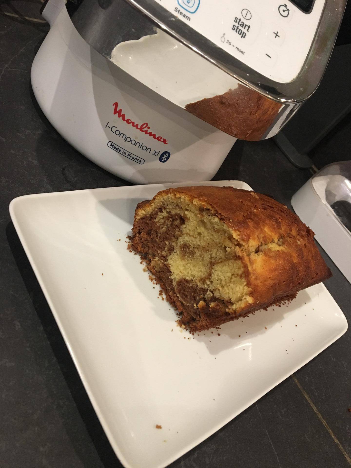 Marbré au chocolat - Recette Companion Connect XL | Moulinex