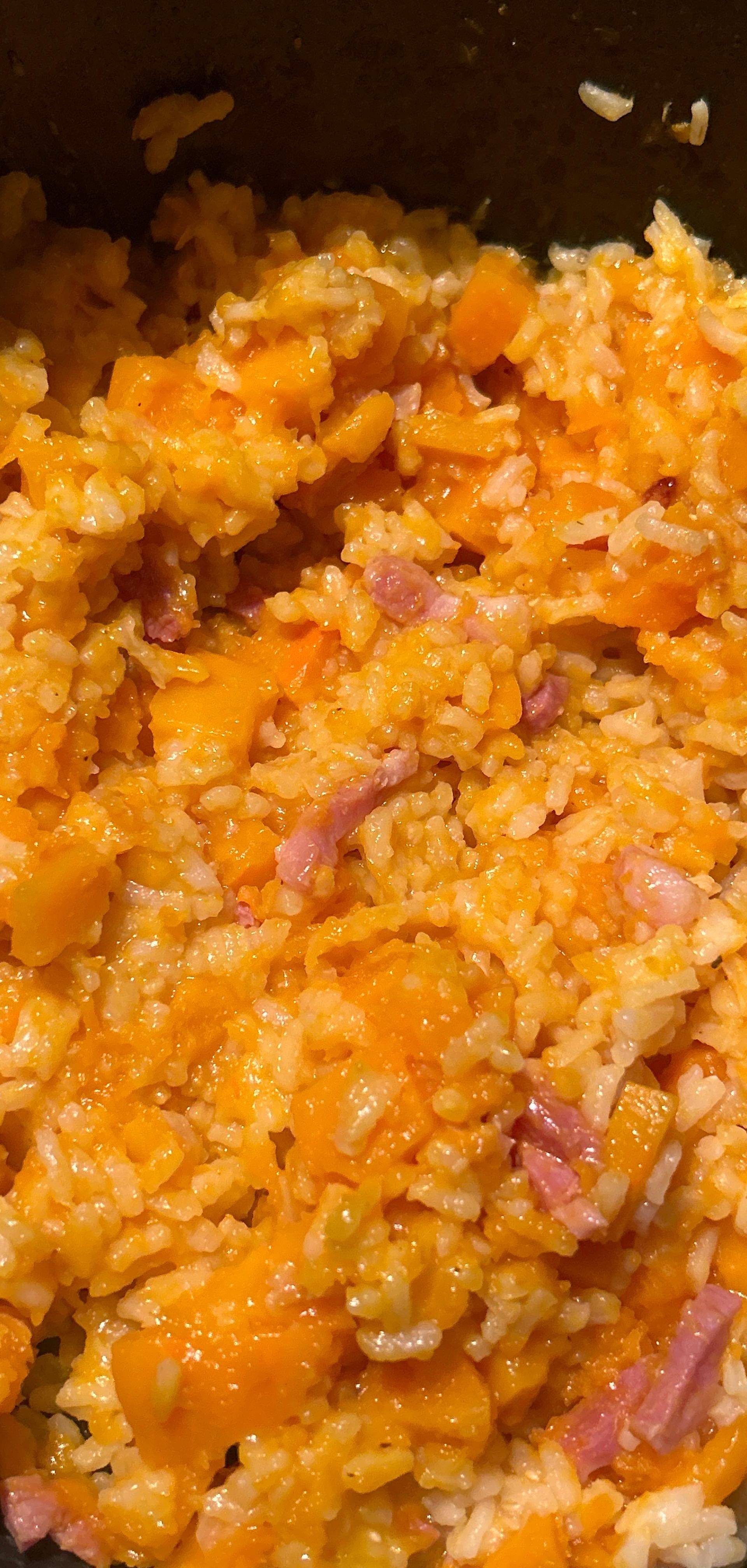 Risotto potiron lardons - Recette Cookeo | Moulinex