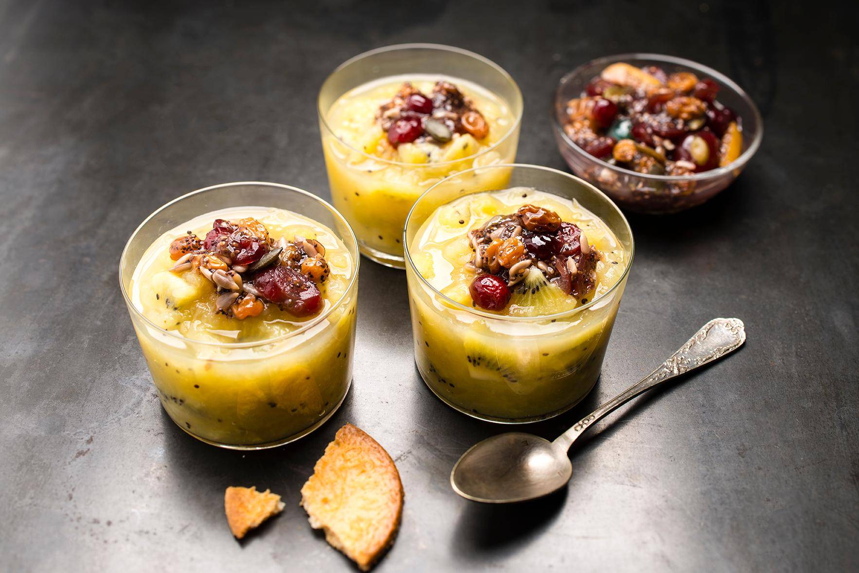 Compote pomme-kiwi - Recette Cookeo | Moulinex