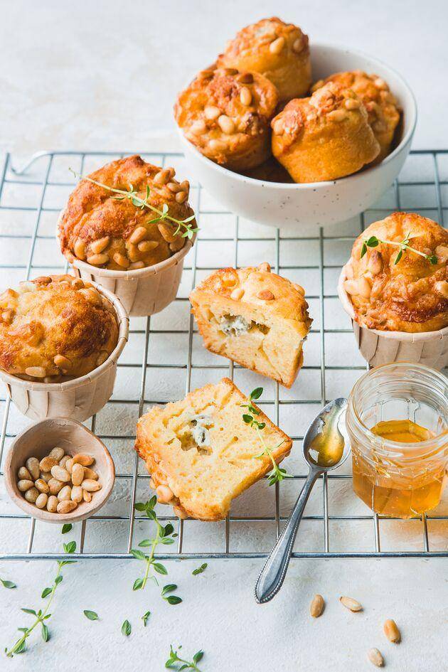 Muffins au gorgonzola, miel et romarin - Recette Perfectmix + | Moulinex