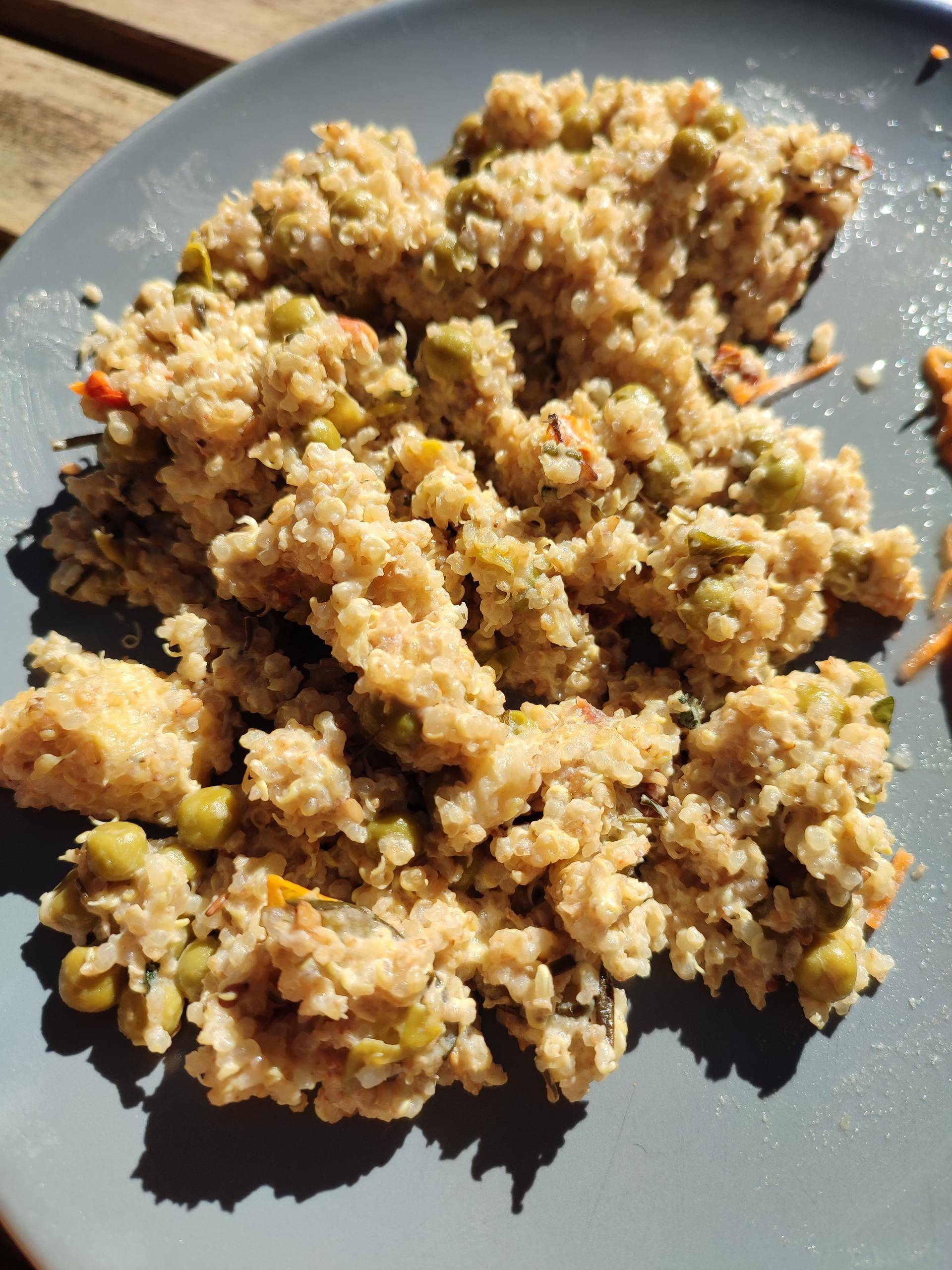 Quinoa petits pois crème soja - Recette Cookeo | Moulinex