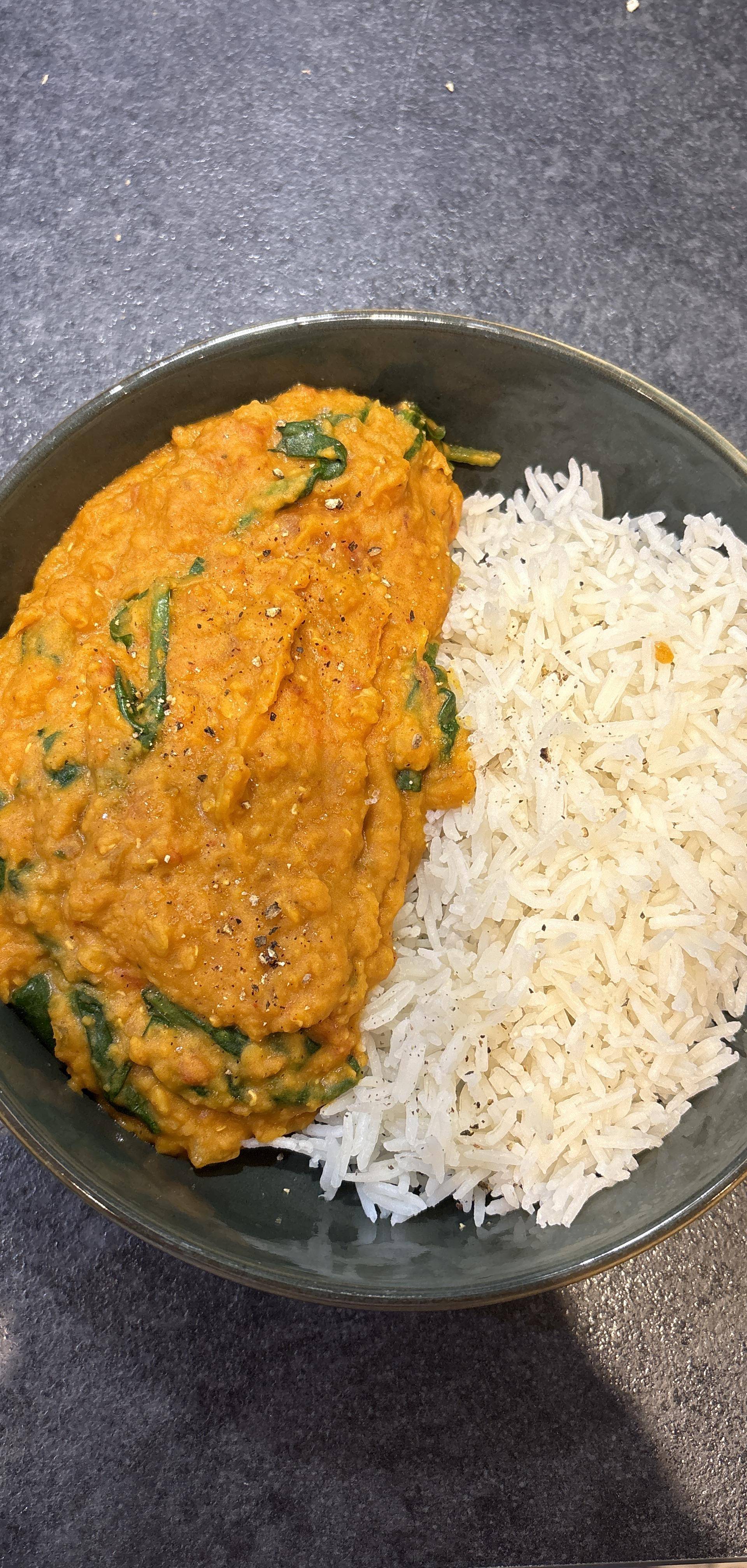 Dahl de lentilles corail de Lucas. - Recette Cookeo 9in1 | Moulinex