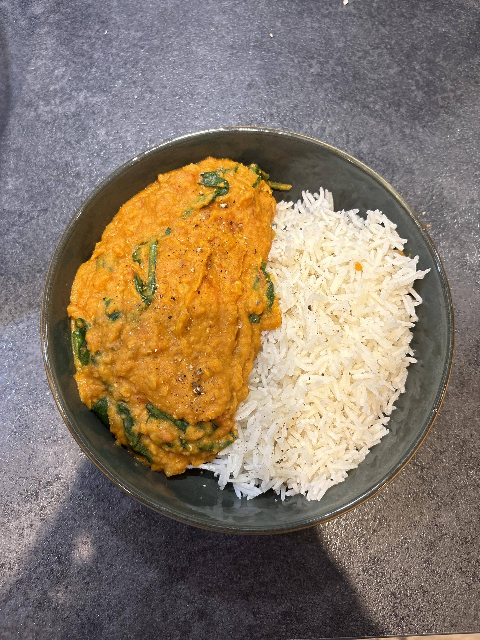 Dahl de lentilles corail de Lucas. - Recette Cookeo 9in1 | Moulinex