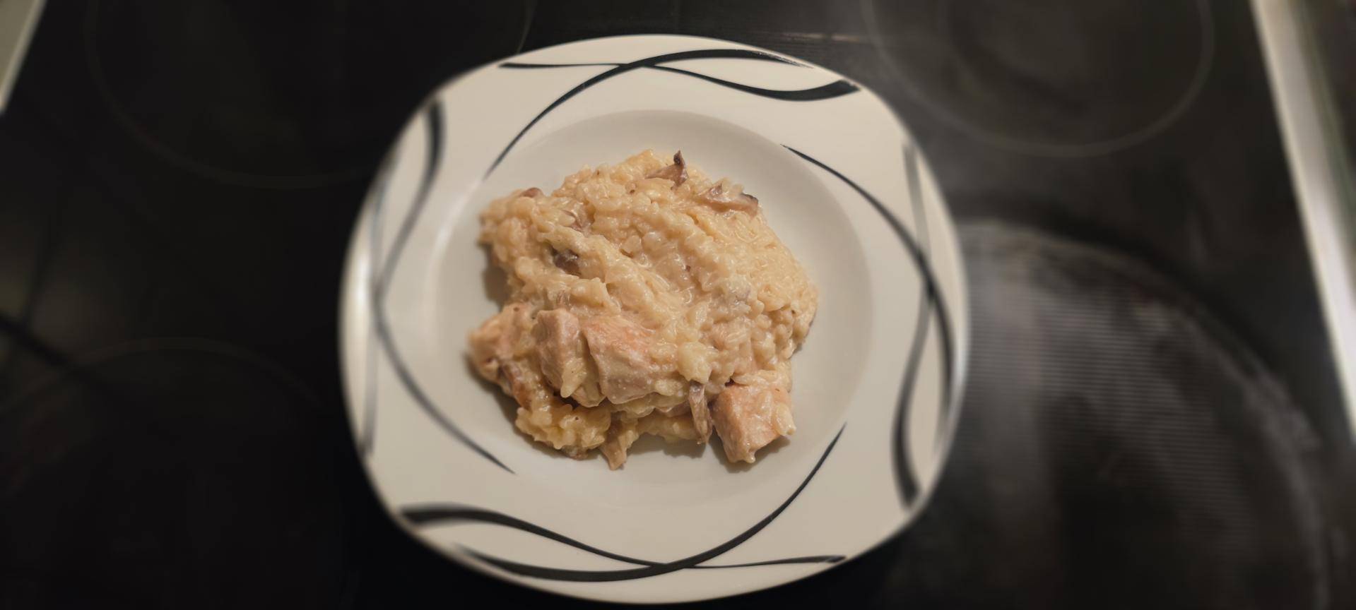 Risotto crémeux à la dinde et aux champignons - Recette Cookeo | Moulinex
