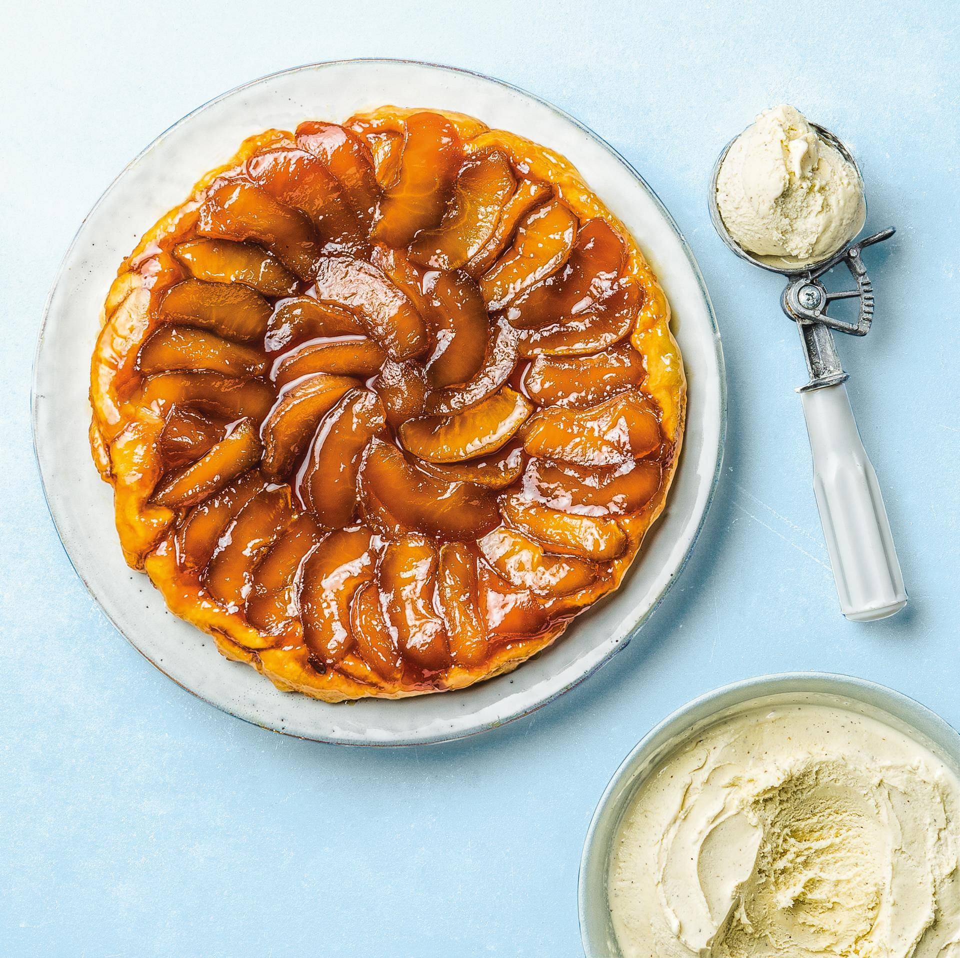 Tarte Tatin van appel - Recette Easy Fry Mega | Moulinex