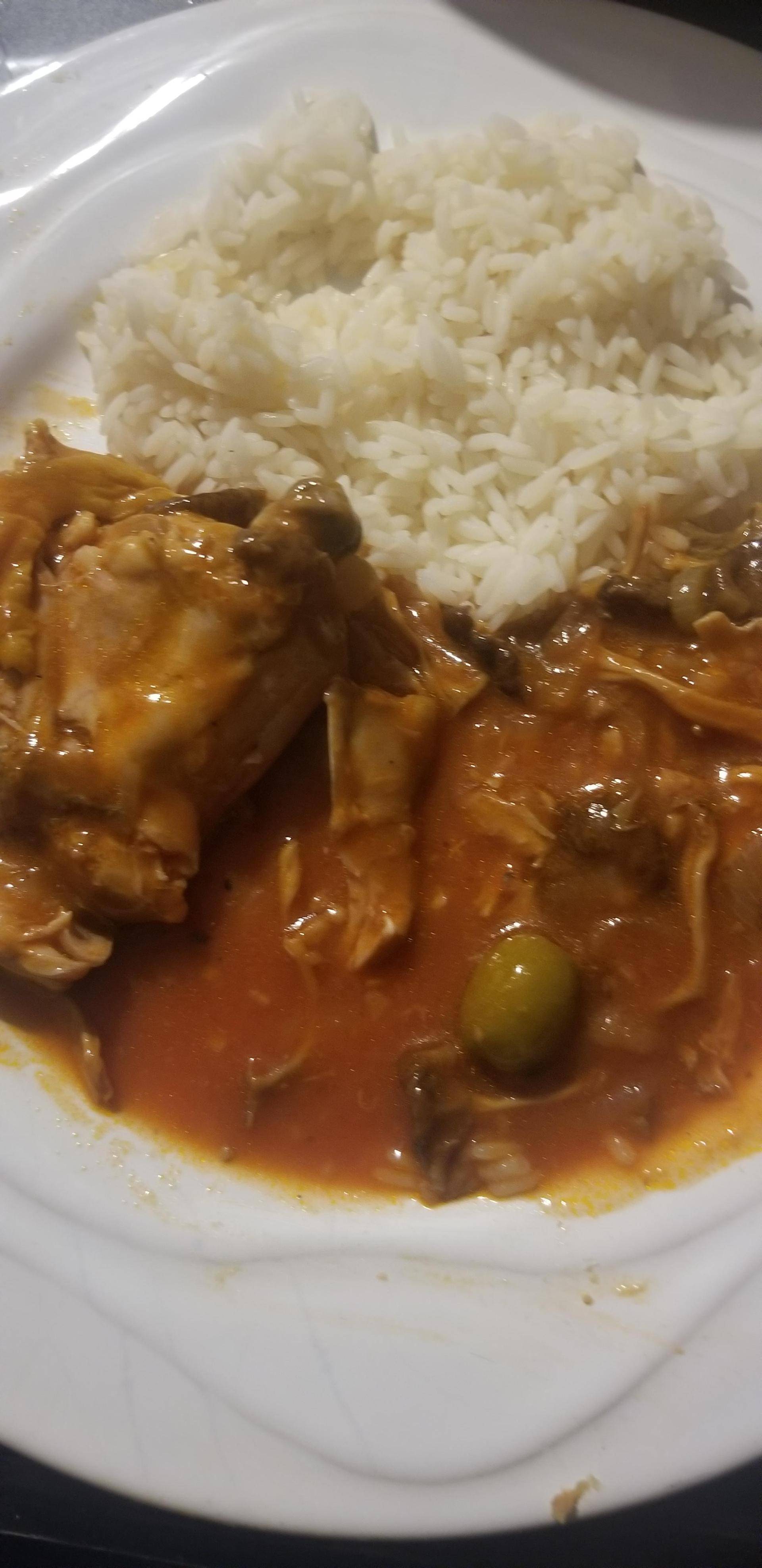 Poulet en sauce tomate champignon olive - Recette Cookeo | Moulinex