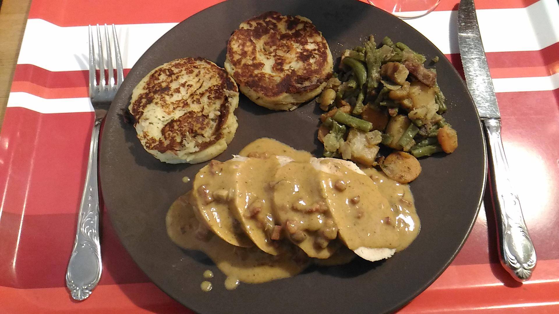 Ballotines de poulet aux crevettes, sauce chorizo - Recette Cookeo | Moulinex