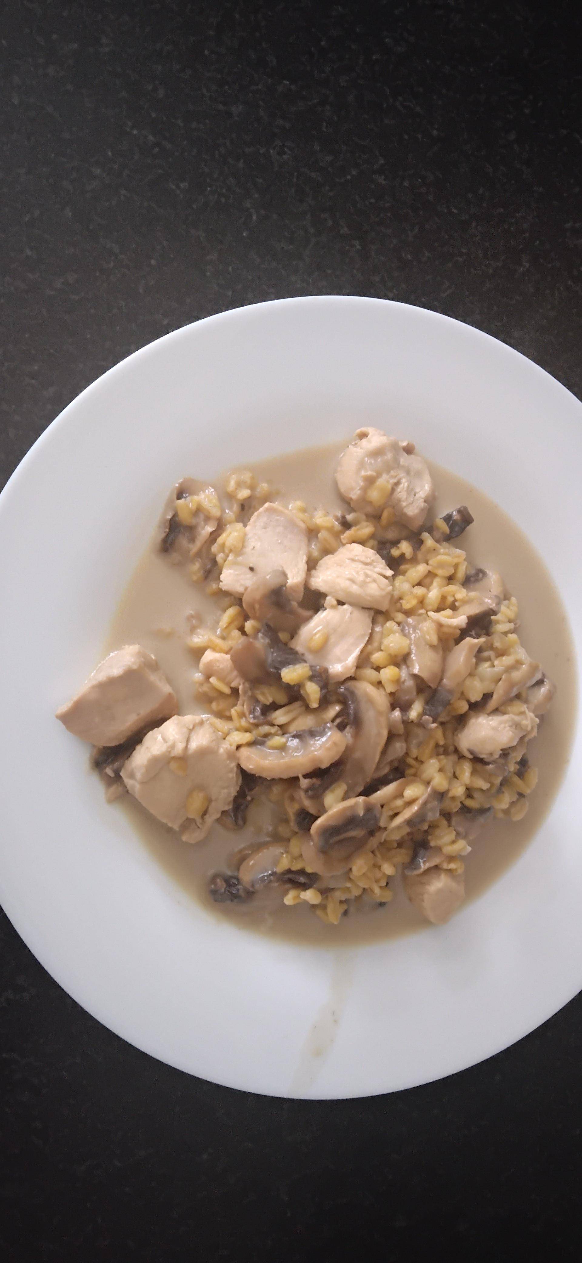 Blésotto au poulet et aux champignons - Recette Cookeo | Moulinex