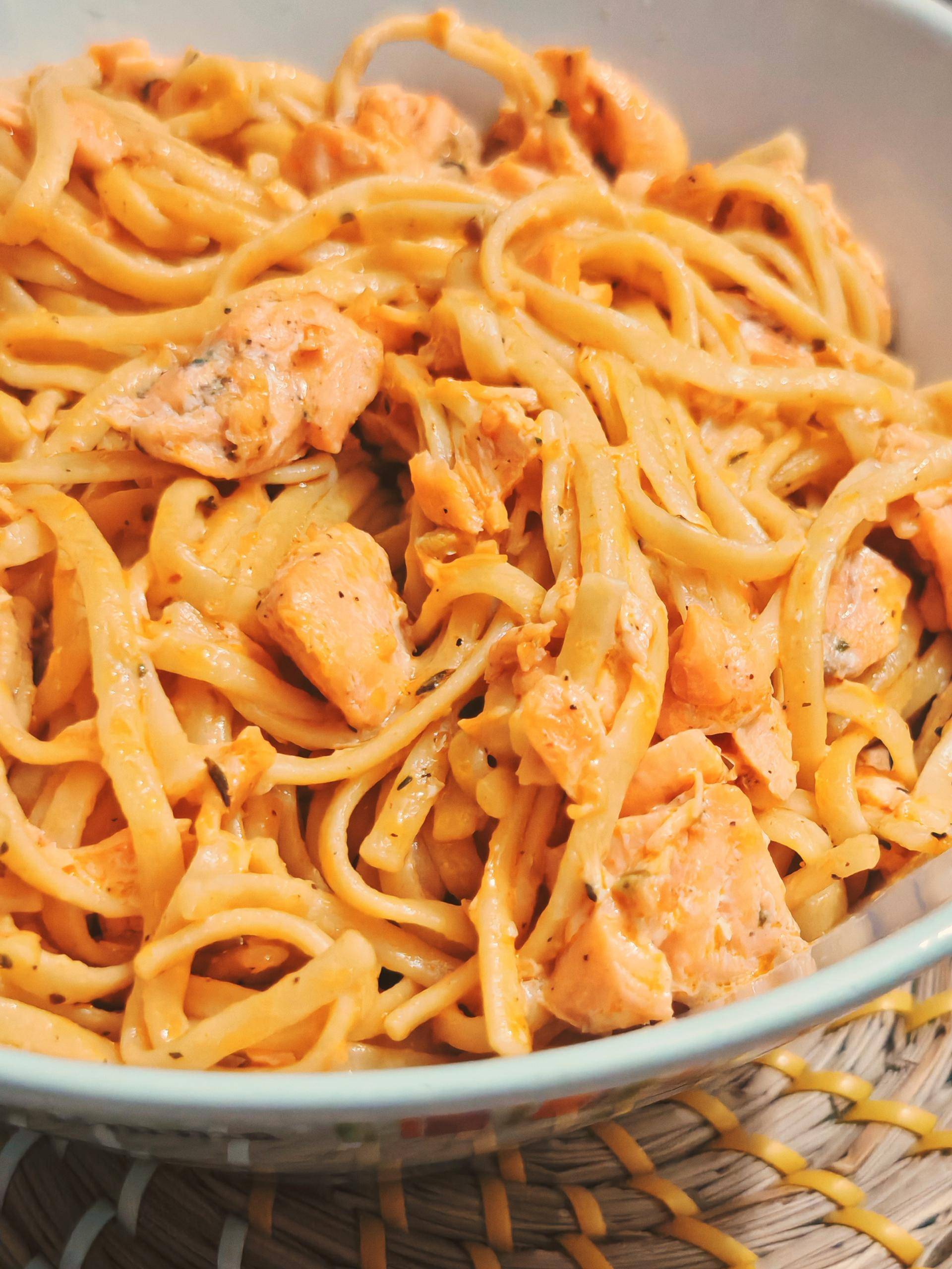 Spaghetti au saumon rapide - Recette Cookeo Infinity Autostir | Moulinex