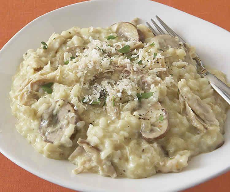 Risotto de champignons au poulet - Recette Cookeo | Moulinex