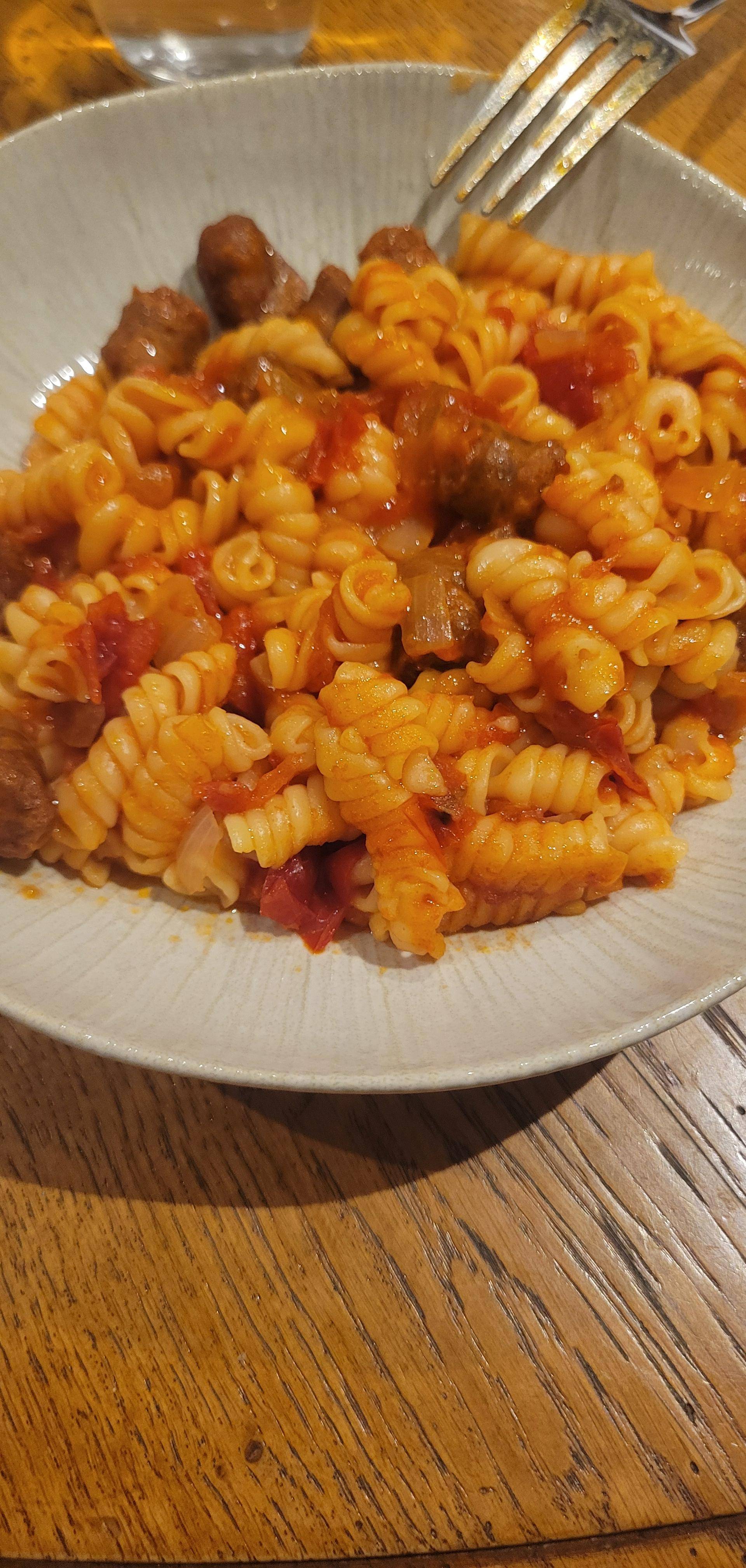 Pâtes aux merguez de Coxiie - Recette Cookeo | Moulinex