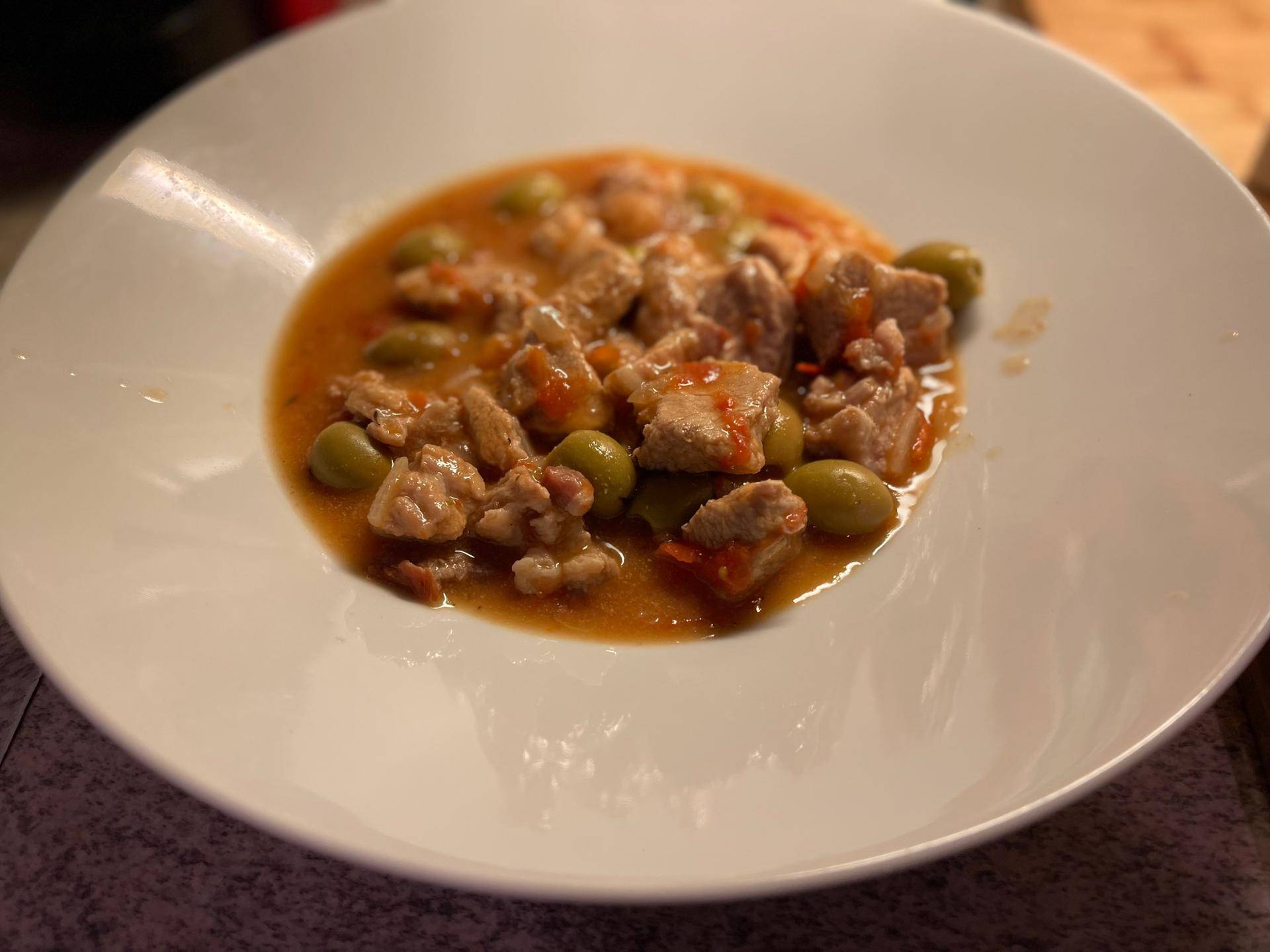 Sauté de veau aux olives vertes - Recette Companion XL | Moulinex