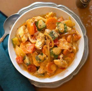 Curry Rouge de Dinde au lait de Coco - Recette Companion XL | Moulinex
