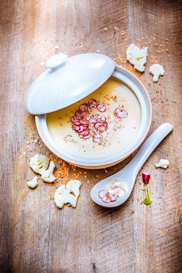Velouté de chou-fleur aux lentilles corail - Recette Perfectmix Cook | Moulinex