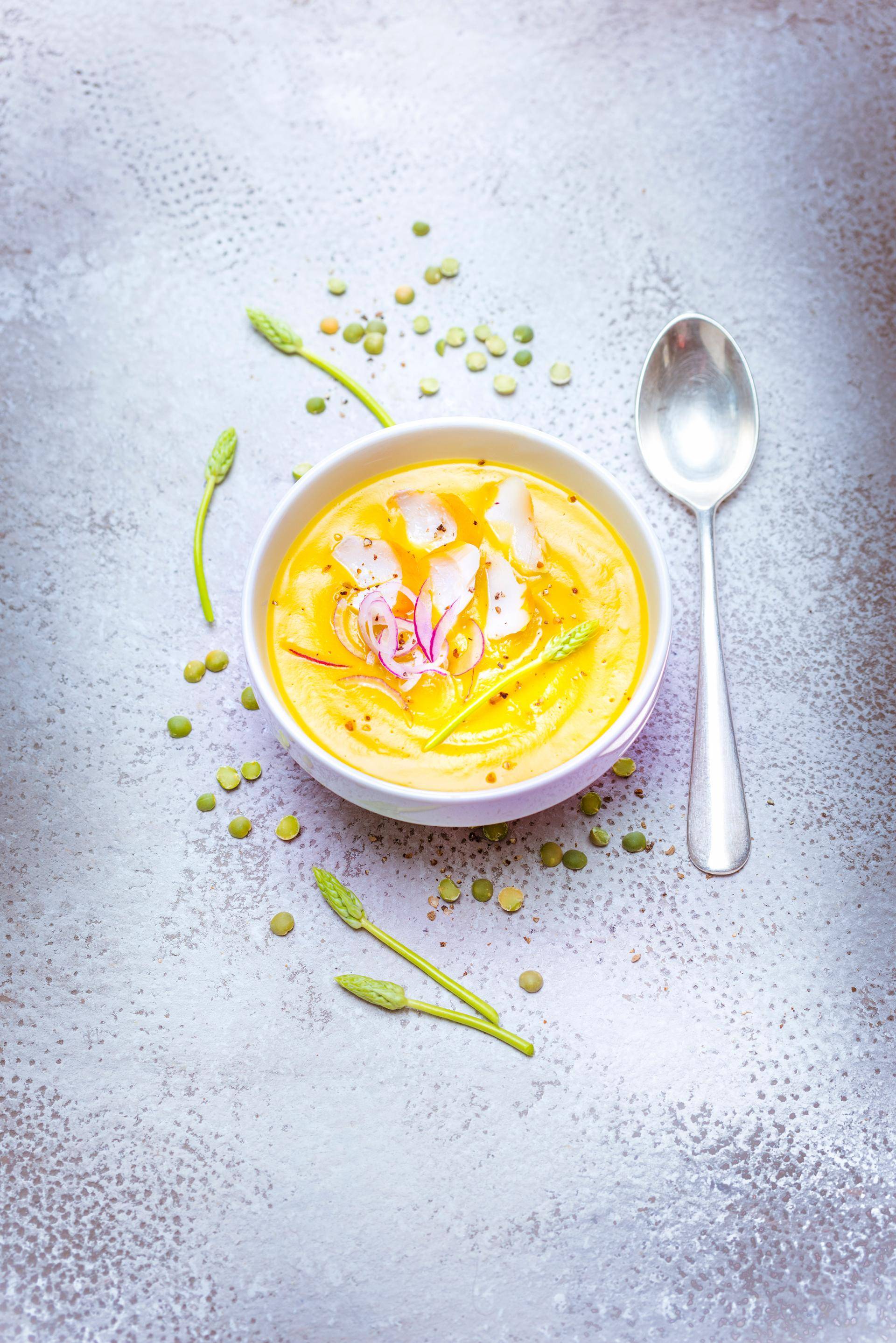 Velouté de pois cassés, topinambours et haddock - Recette Ultrablend Cook | Moulinex