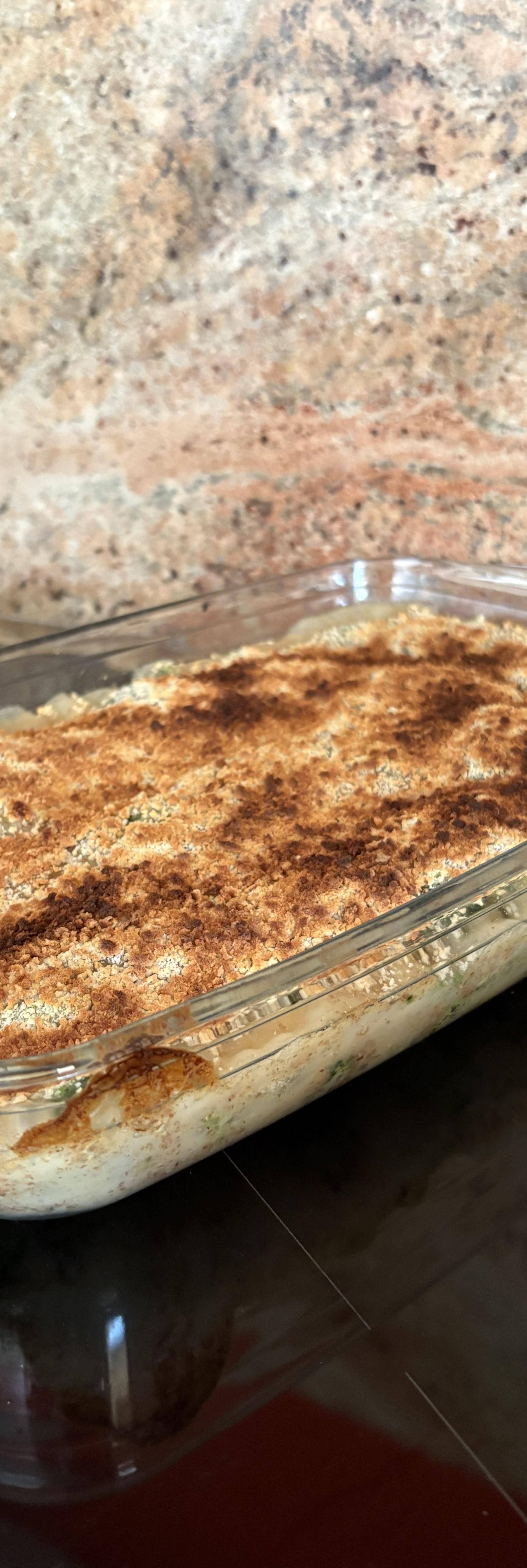 Gratin brocolis sans lait de mammifère - Recette Companion Connect XL | Moulinex