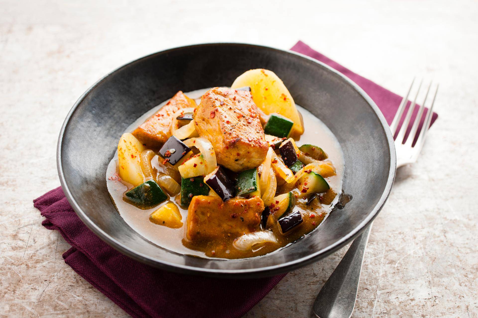 Sauté de porc façon colombo - Recette Cookeo | Moulinex