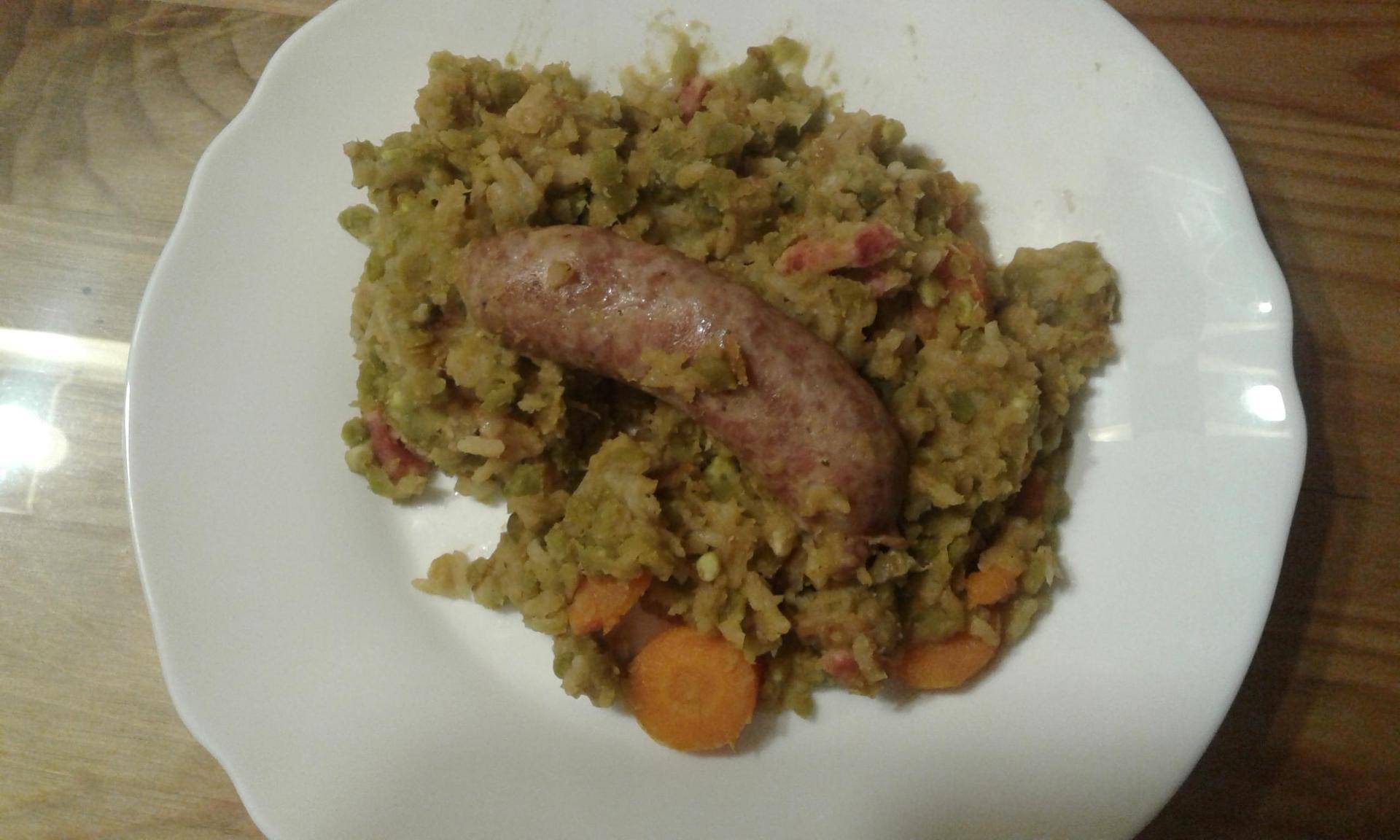 Pois cassé saucisses - Recette Cookeo | Moulinex