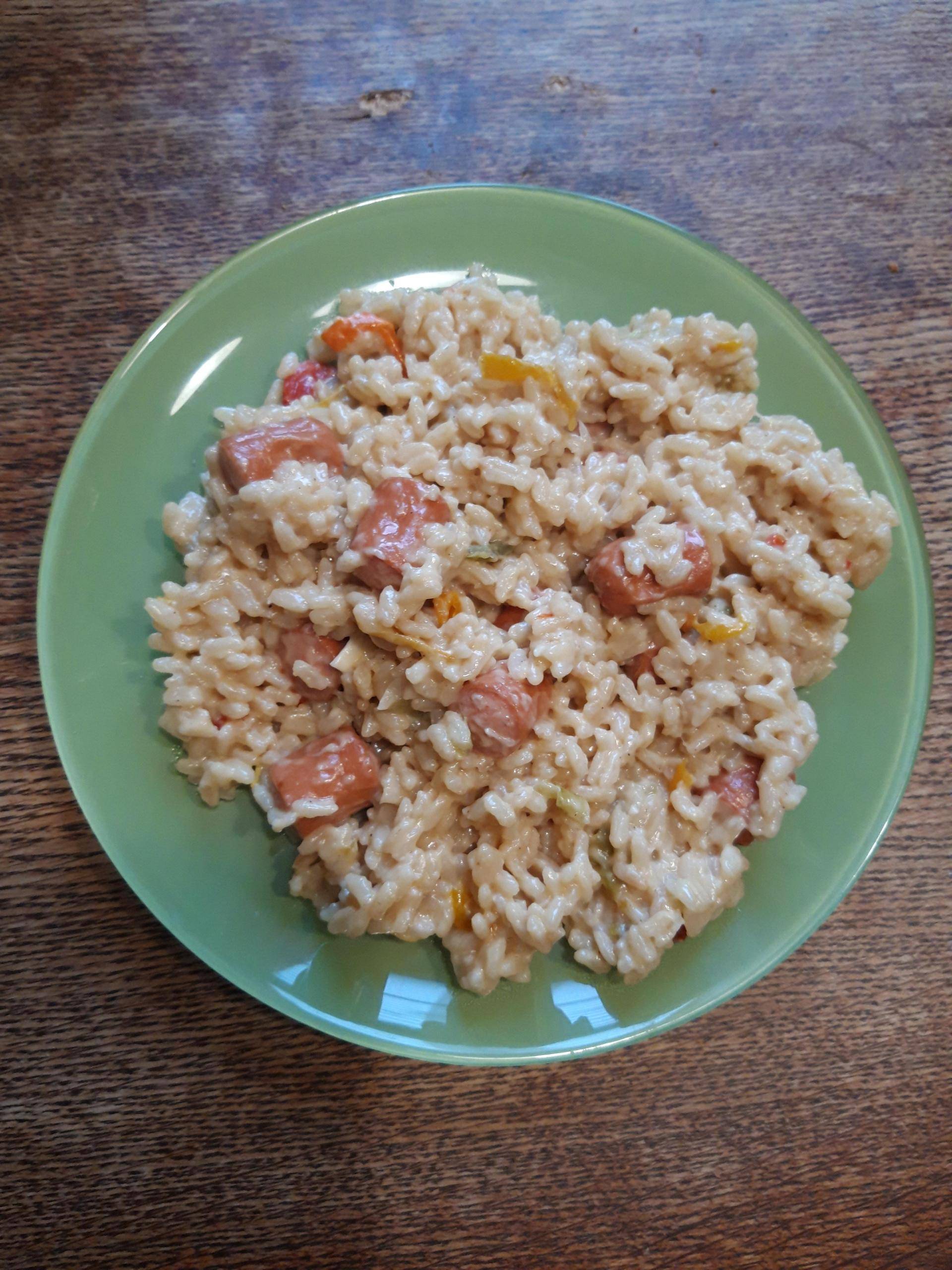 Risotto aux knackis - Recette Cookeo | Moulinex