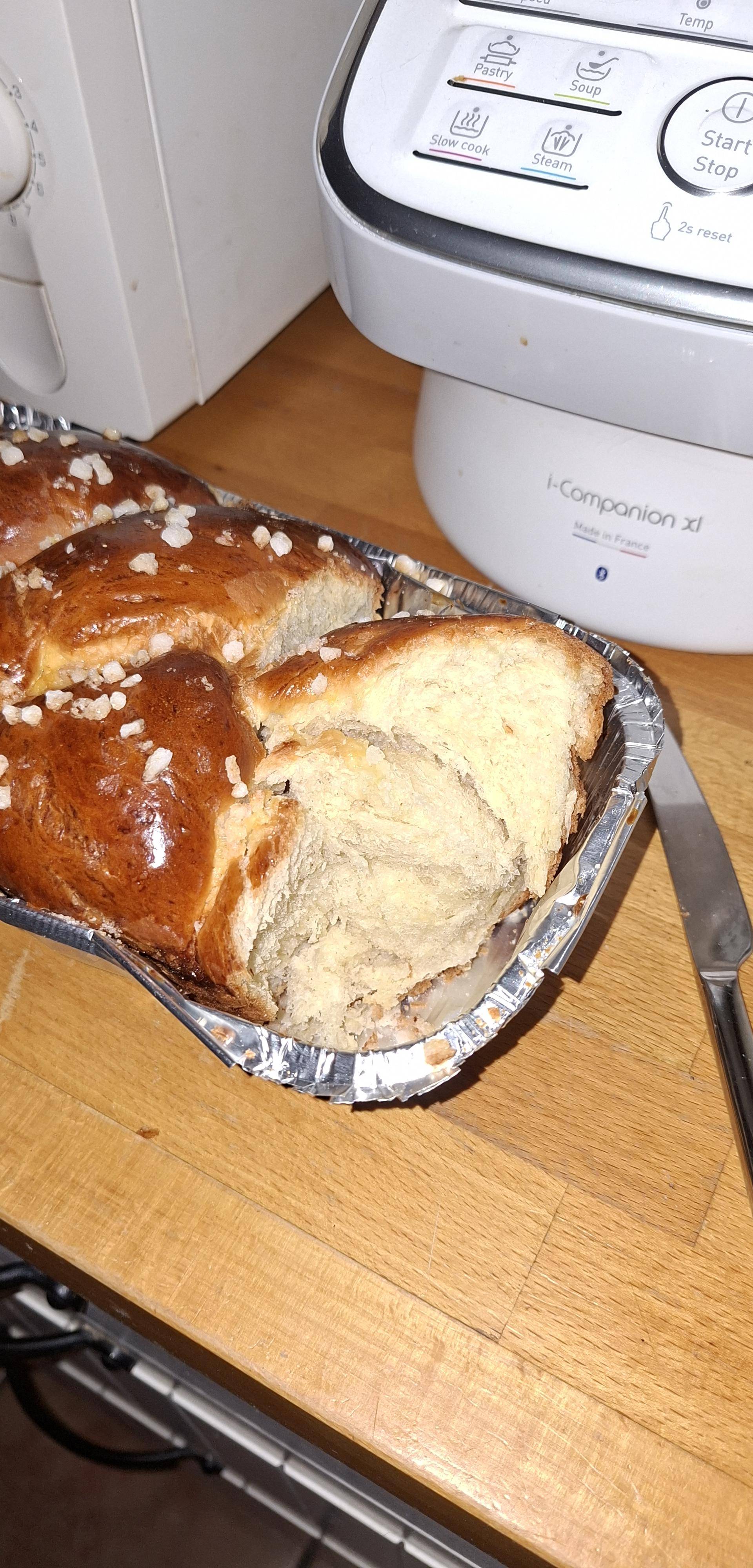 Brioche extra filante sucre perlé - Recette Companion Connect XL | Moulinex