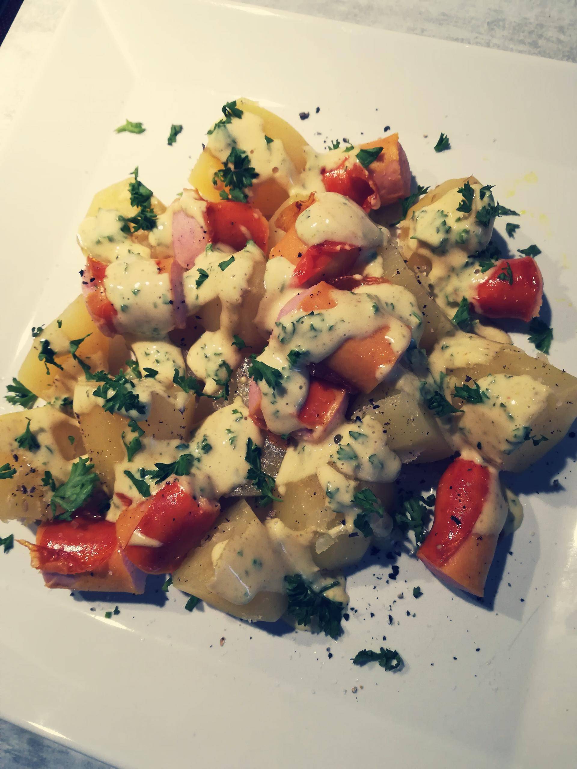 Pomme de terre à la currywurst - Recette Cookeo | Moulinex