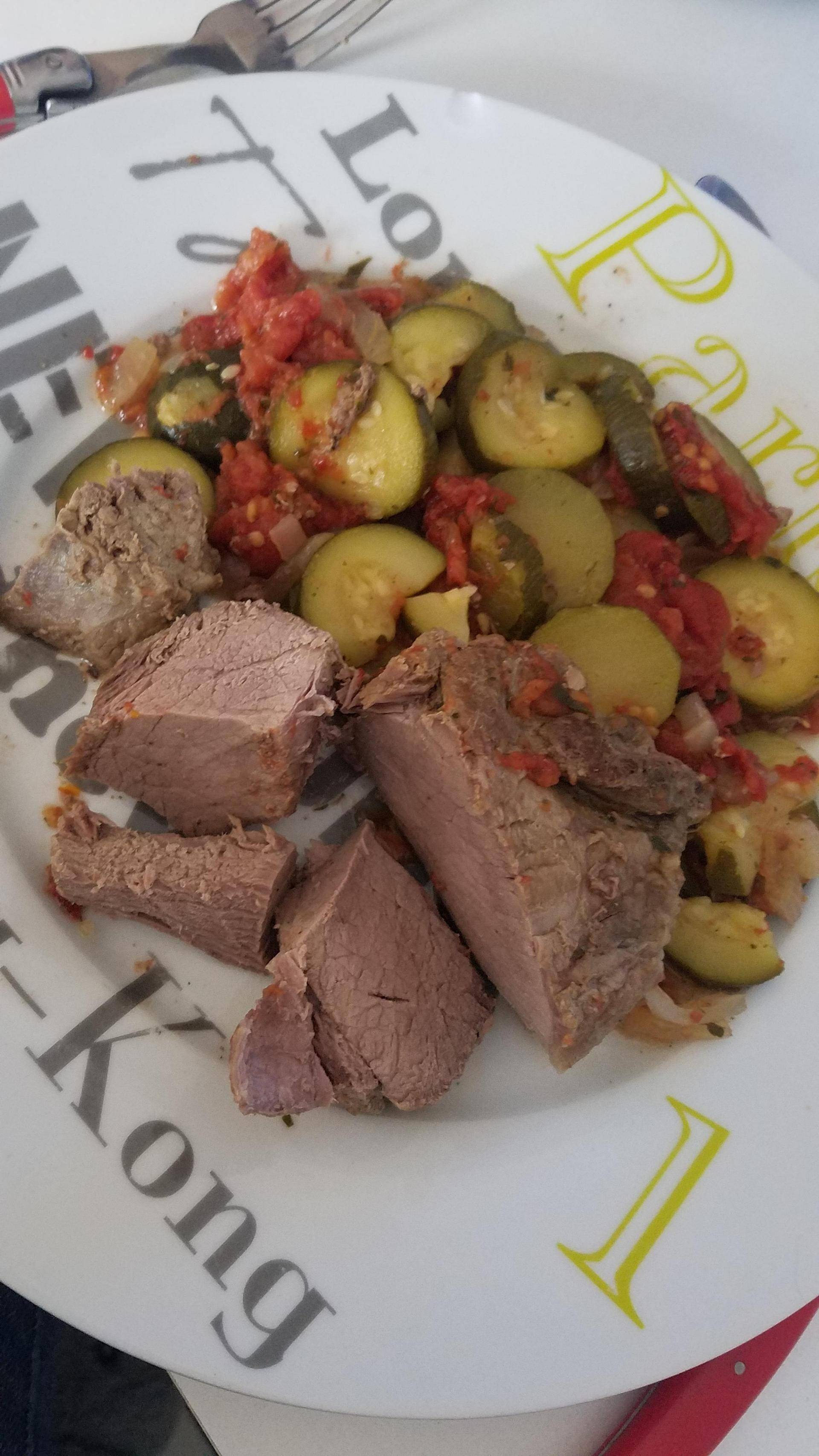 Marinade de sanglier au duo de légumes - Recette Cookeo | Moulinex