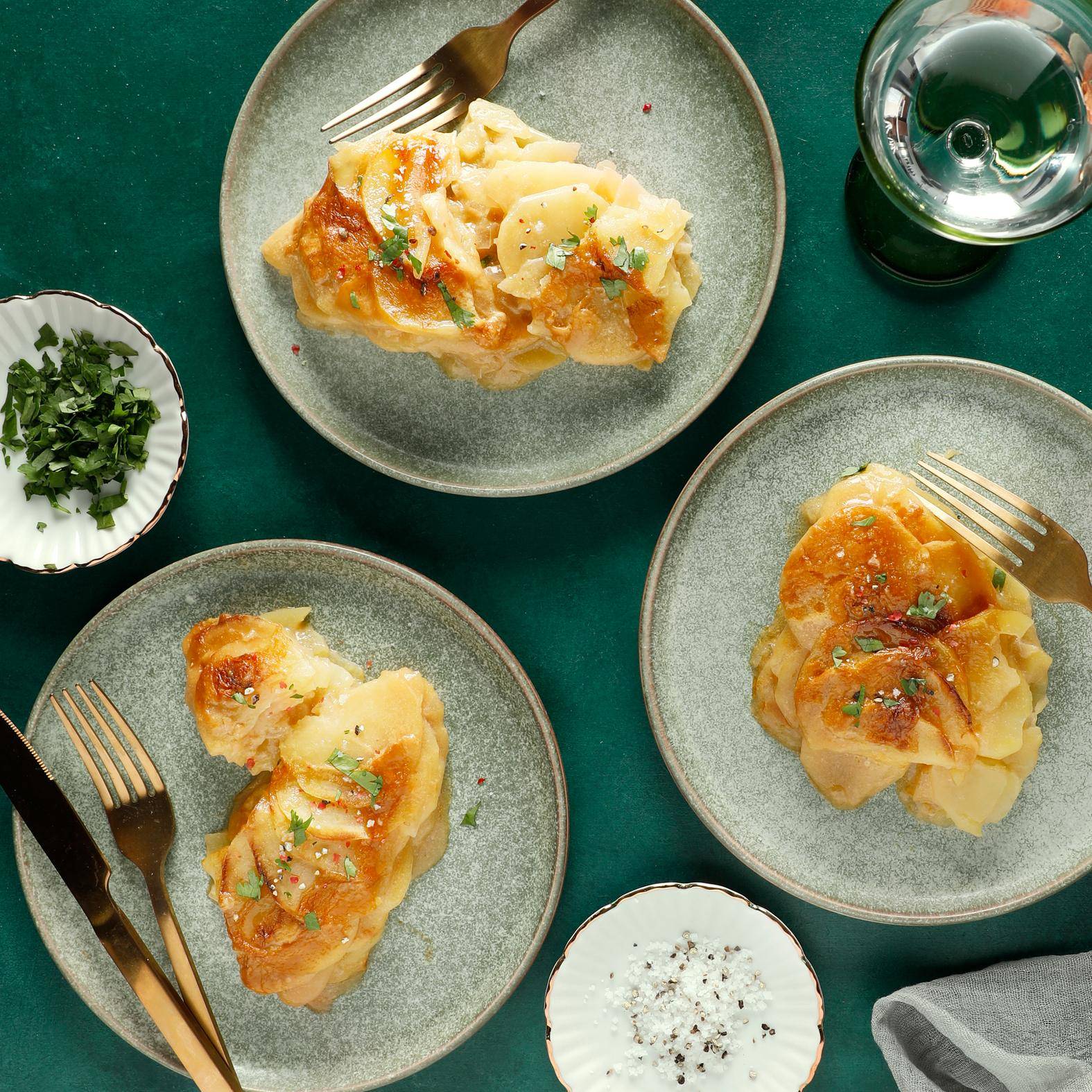 Gratin de pommes de terre et oignon - Recette Easy Fry Compact | Moulinex