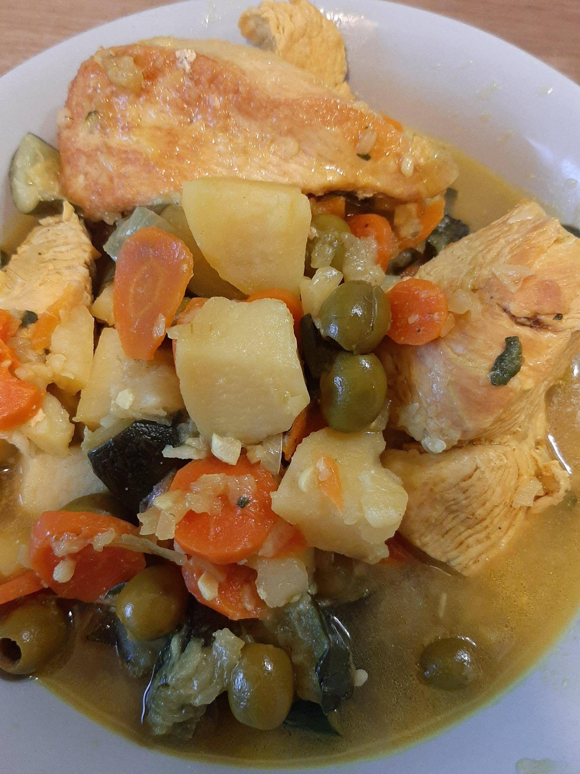 Poulet et légumes façon tajine - Recette Cookeo | Moulinex