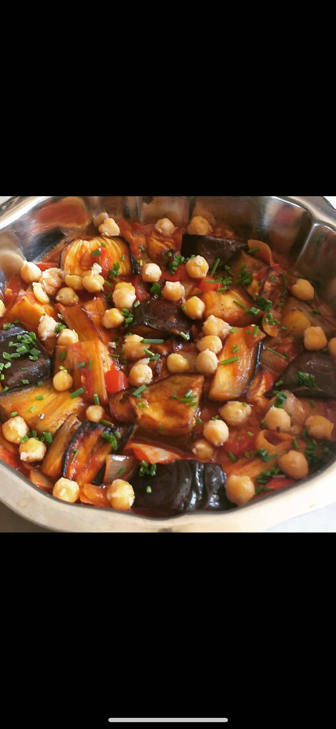 Ragoût aubergine et pois chiches libanais - Recette Cookeo | Moulinex