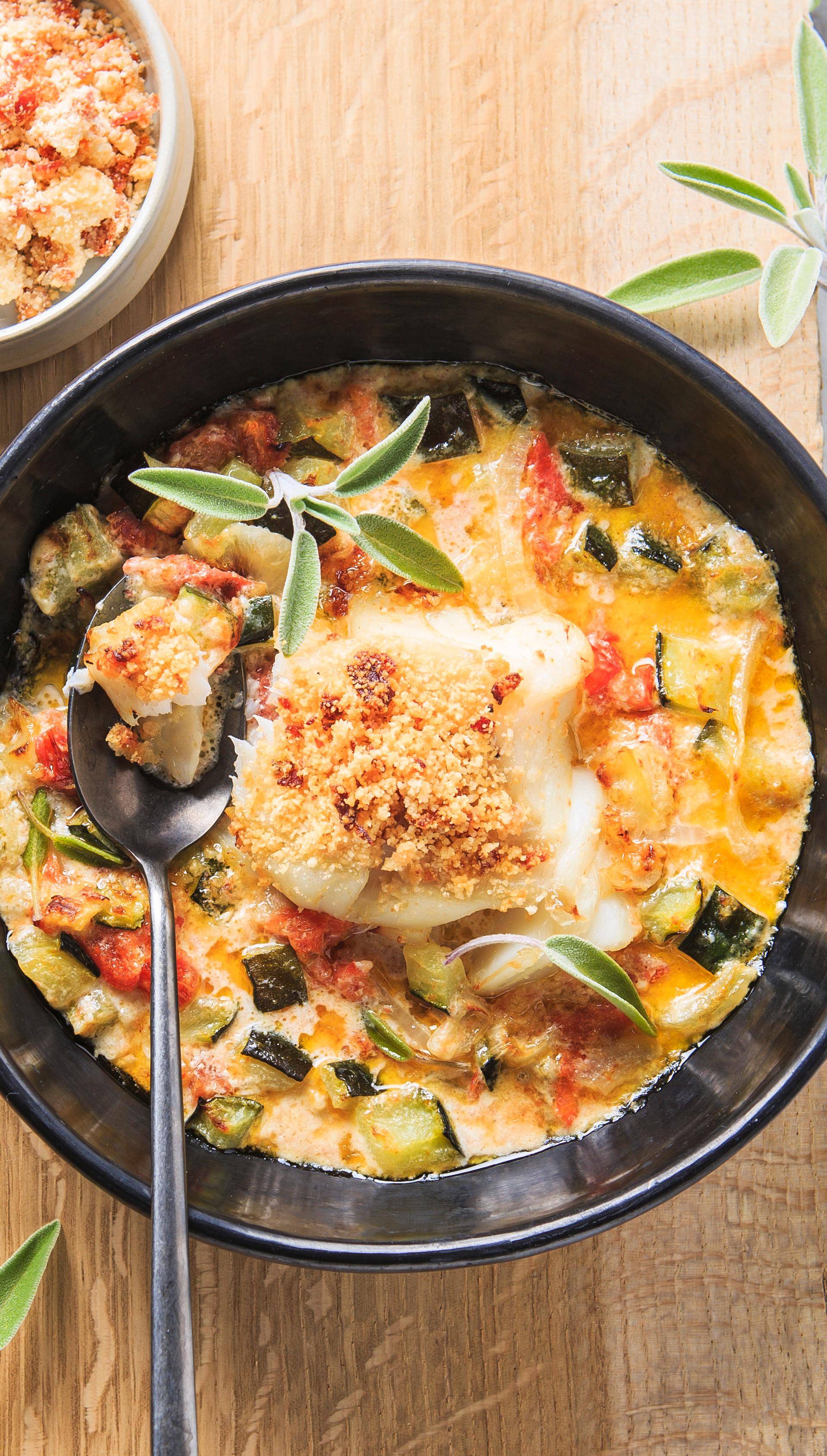Cabillaud en crumble et fenouil croquant - Recette EASY FRY & GRILL 2 in 1 DIGITAL | Moulinex