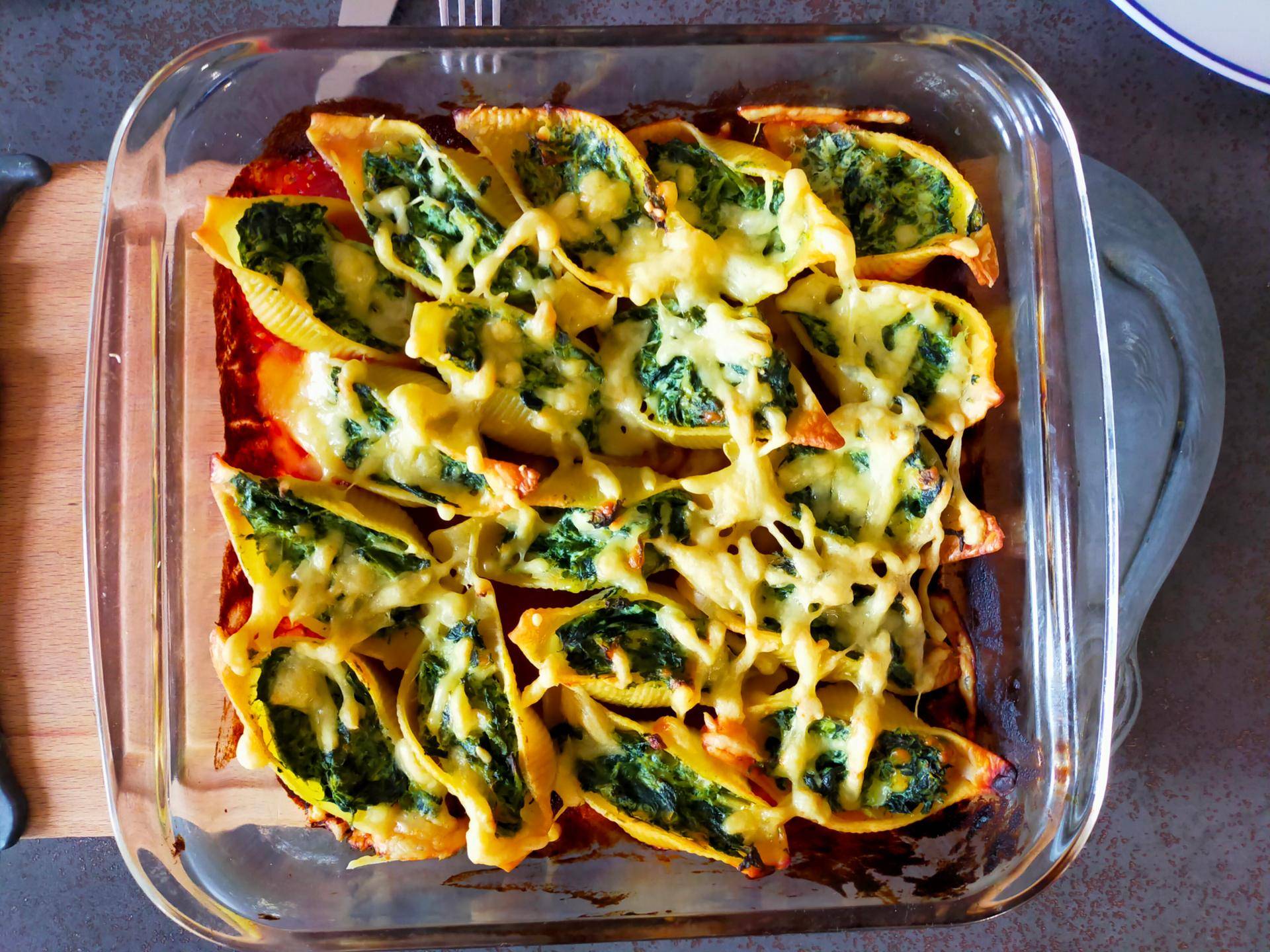 Conchiglionis farcis aux épinards et à la ricotta - Recette Cookeo | Moulinex