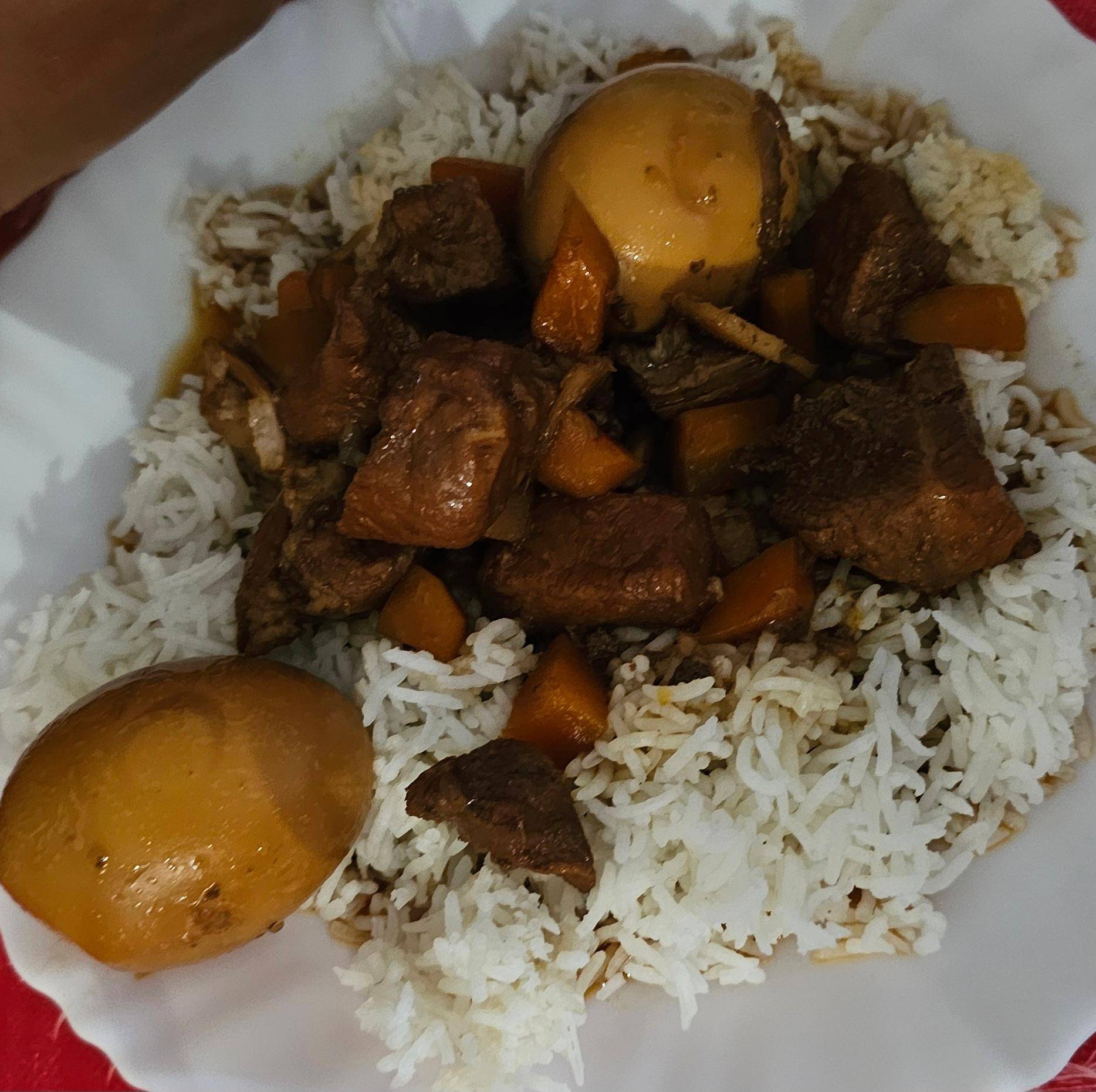 Porc au caramel aux carottes et oeufs - Recette Cookeo V3 | Moulinex