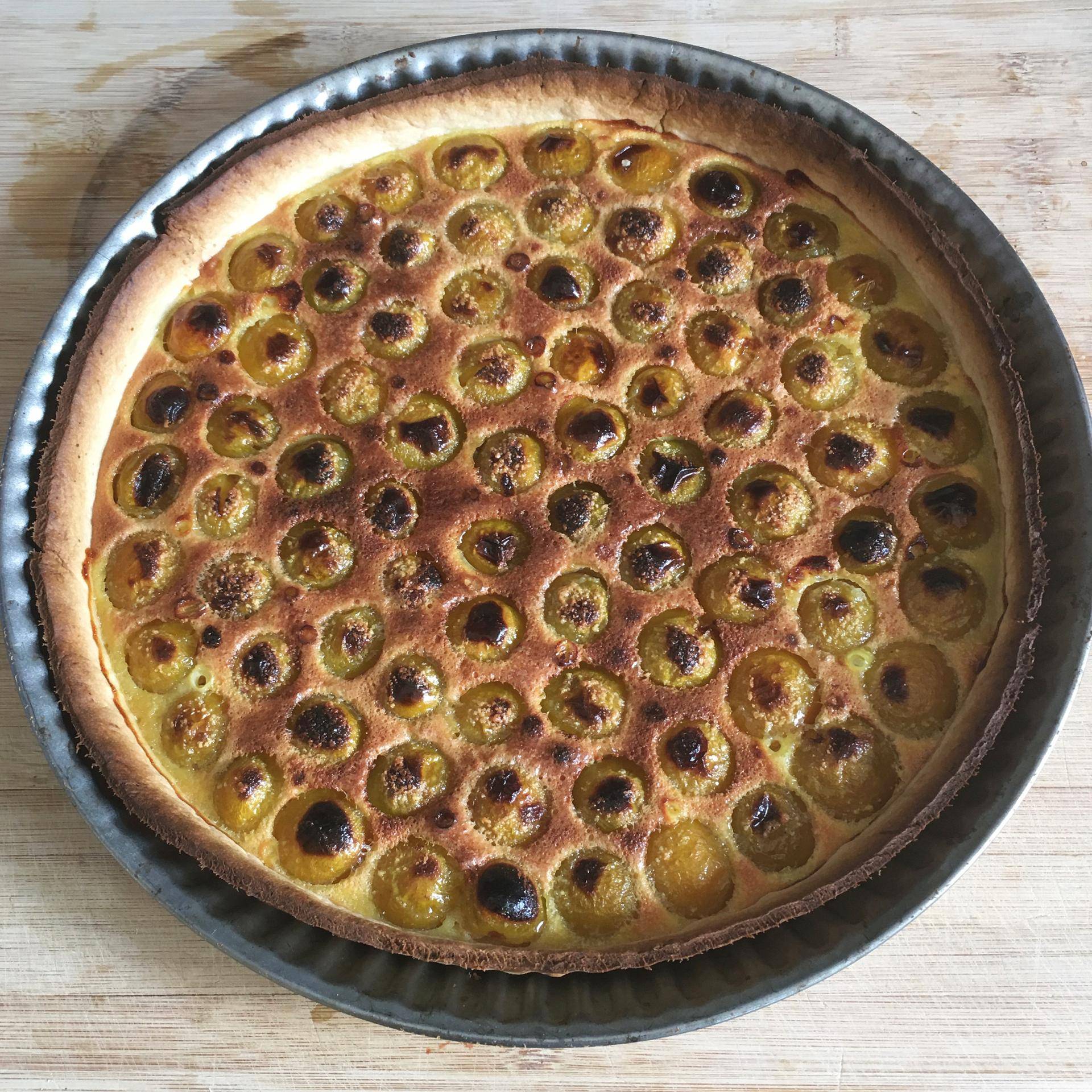 Tarte amandine aux prunes - Recette Companion XL | Moulinex