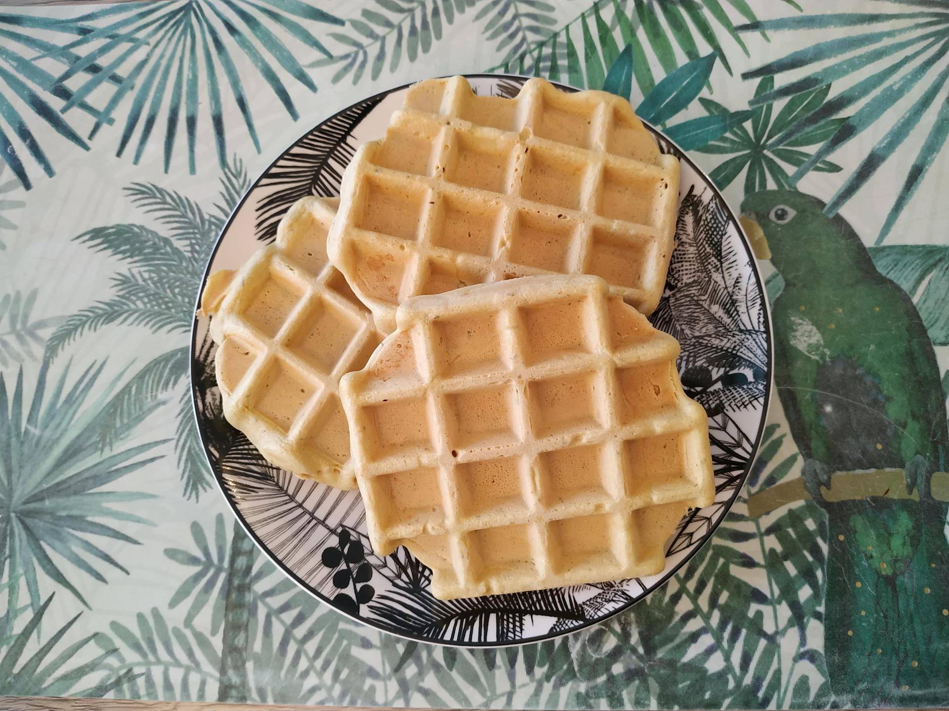 Gaufres à la farine de pois chiche (sans gluten) - Recette Companion Connect XL | Moulinex