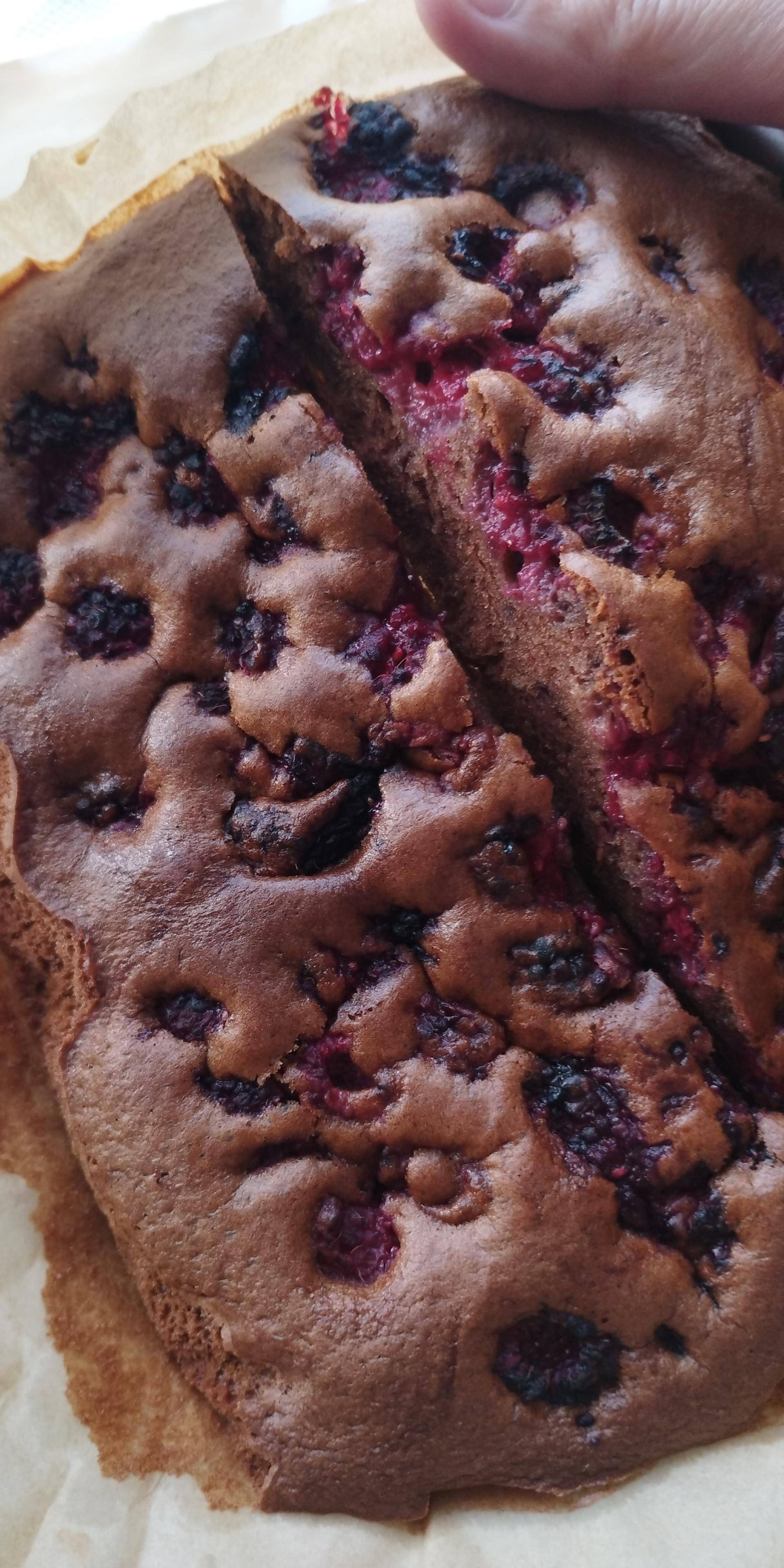 Brownie aux framboises (2gâteaux) : à l'Air Fryer+Extra Crisp - Recette EASY FRY & GRILL 2 in 1 XXL | Moulinex