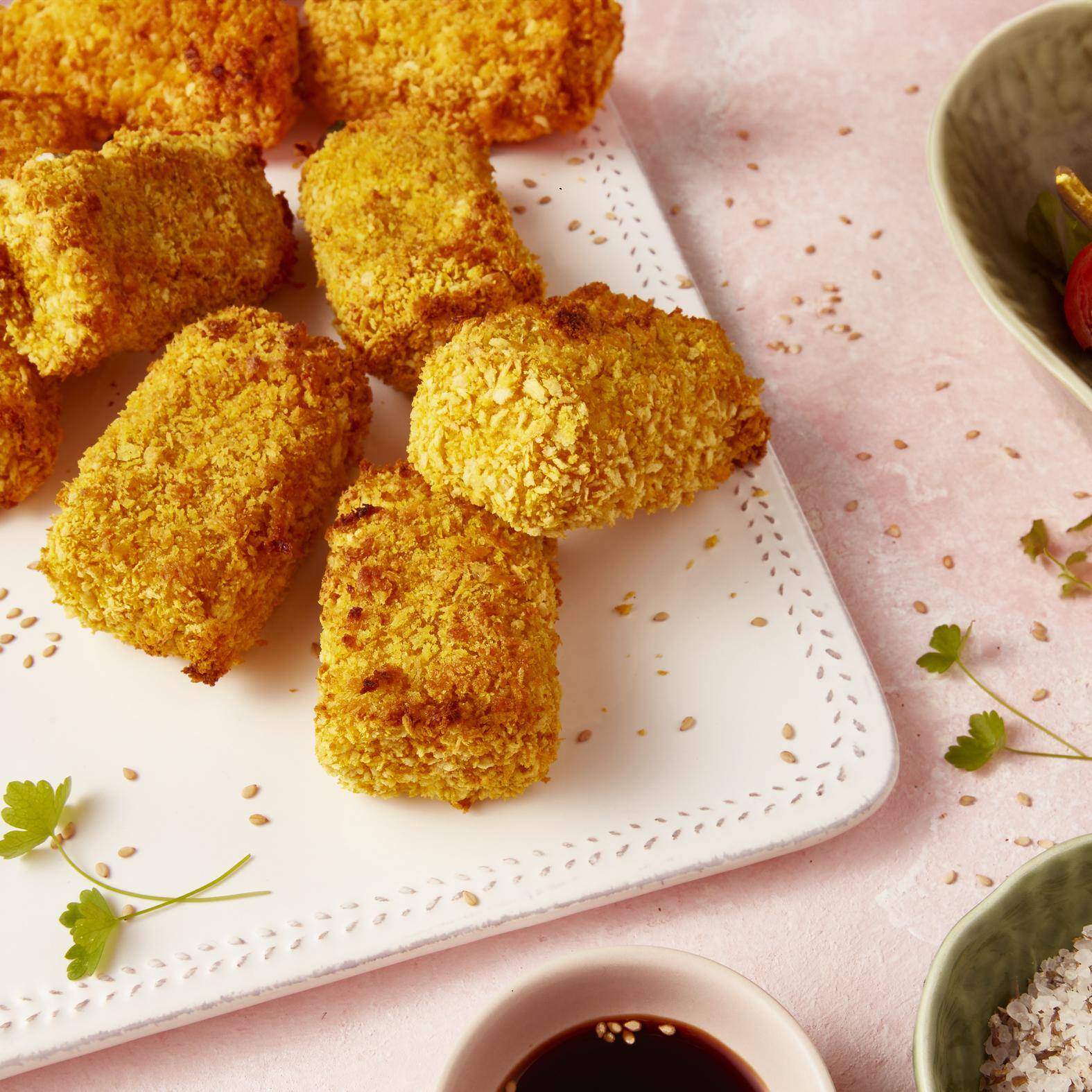 Nuggets de tofu - Recette Easy Fry Compact | Moulinex