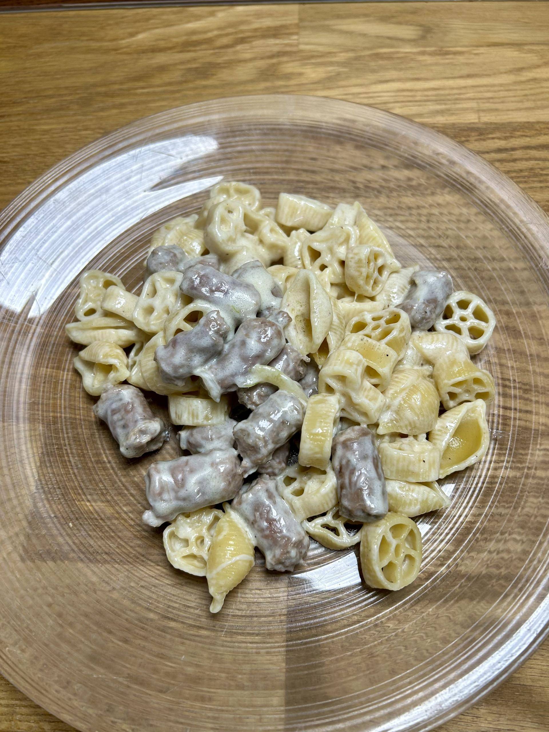 One pot saucisses de canard pâtes - Recette Cookeo | Moulinex