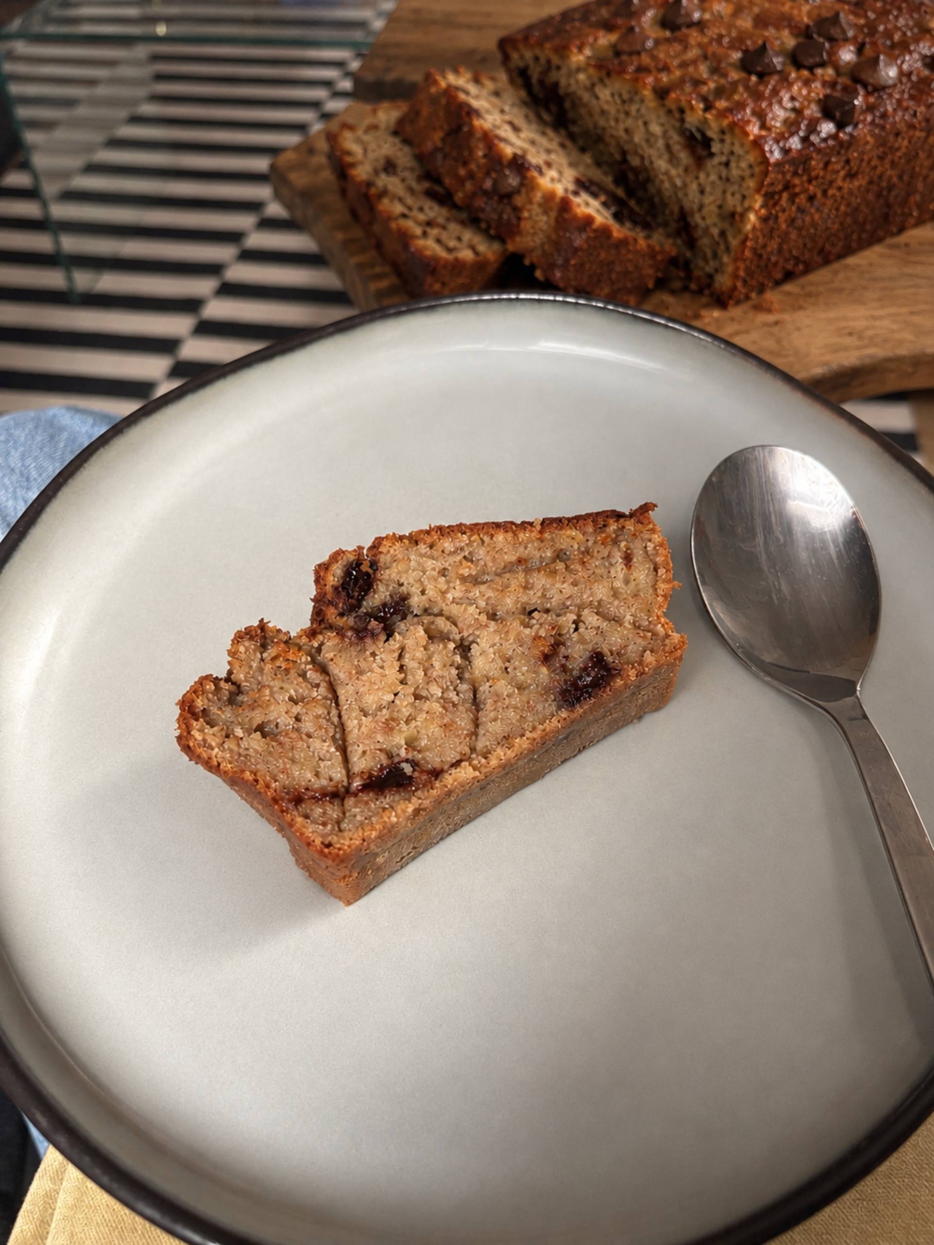 Banana bread moelleux aux pépites de chocolat de jeabrl - Recette Dual Easy Fry Flex | Moulinex