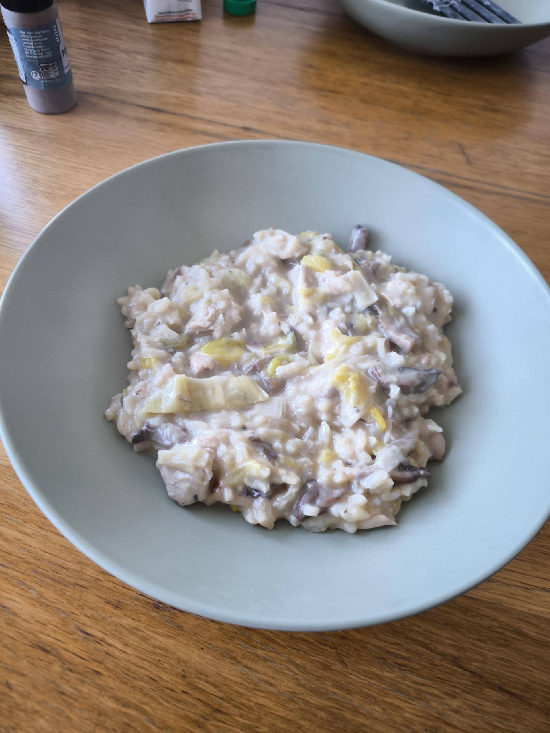 Risotto poulet, champignons et poireaux - Recette Cookeo | Moulinex