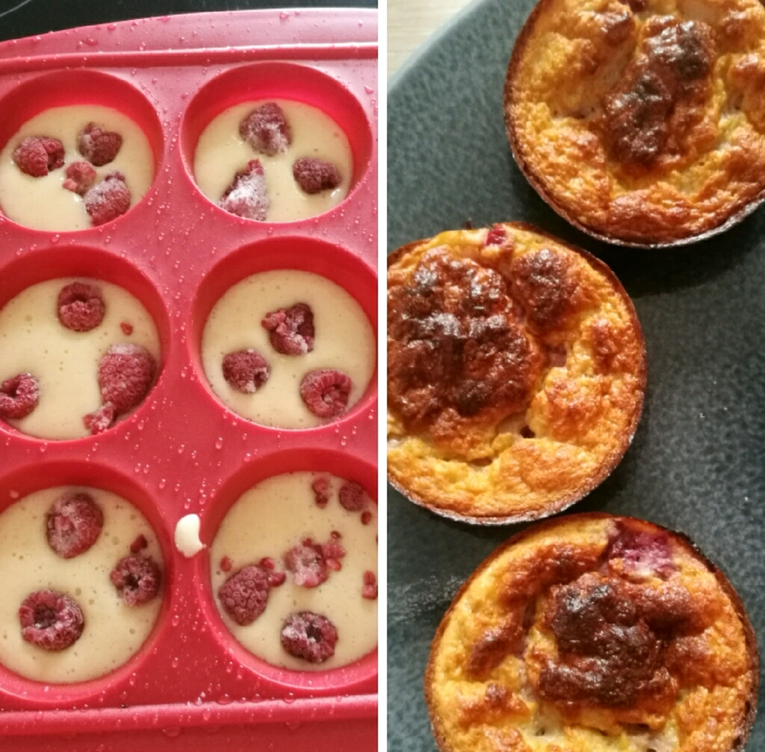 Muffins légers à la framboise - Recette Companion Connect | Moulinex