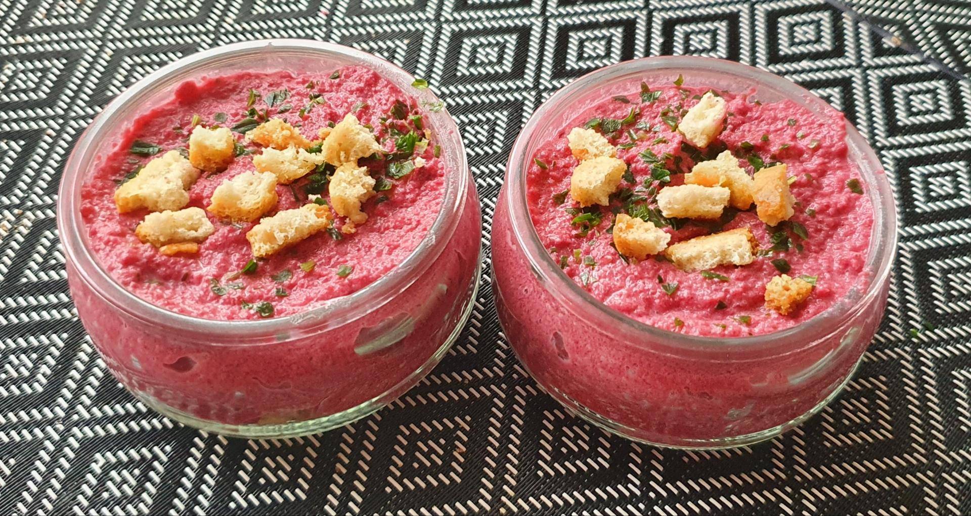 Verrine de betterave - Recette Companion | Moulinex