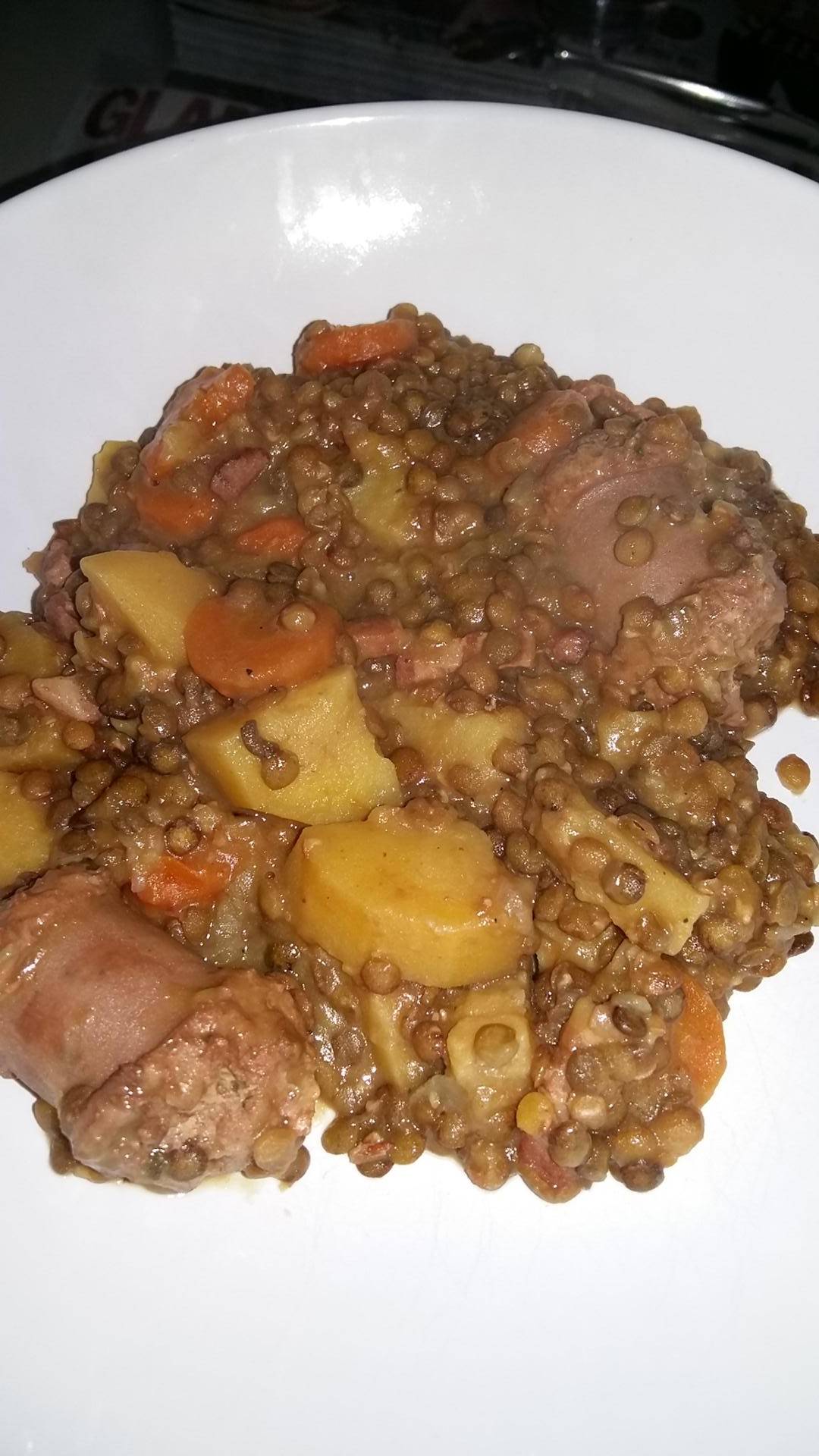 Lentilles saucisses - Recette Cookeo | Moulinex