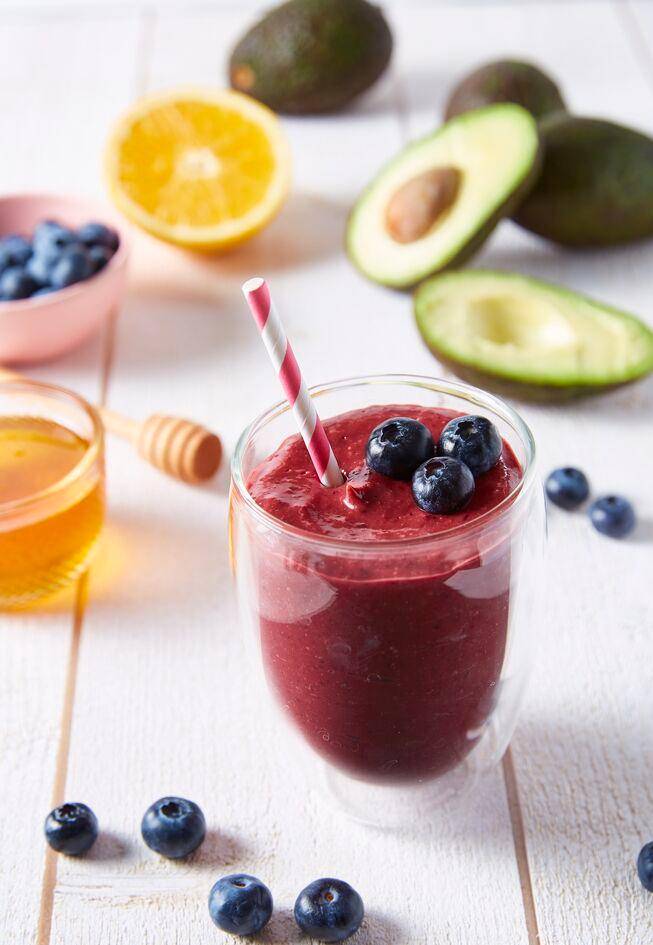 Smoothie avocat-myrtilles - Recette Perfectmix + | Moulinex