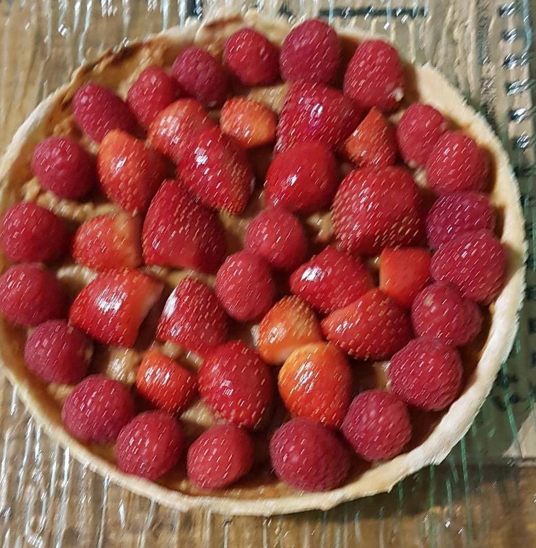 Tarte aux fraises et aux framboises - Recette Companion | Moulinex