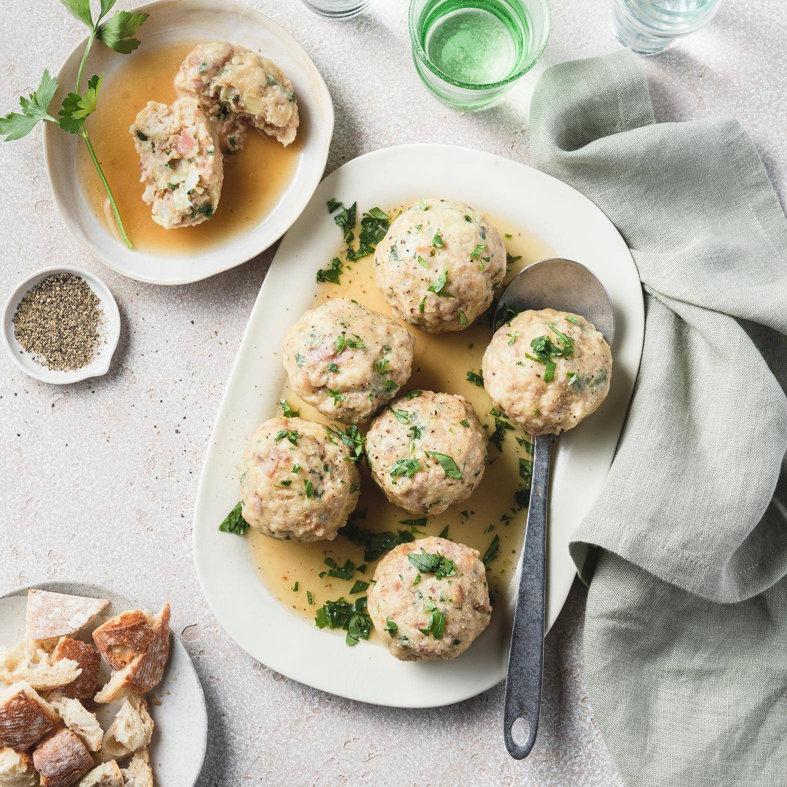 Tiroolse canederli knoedels - Recette Companion | Moulinex