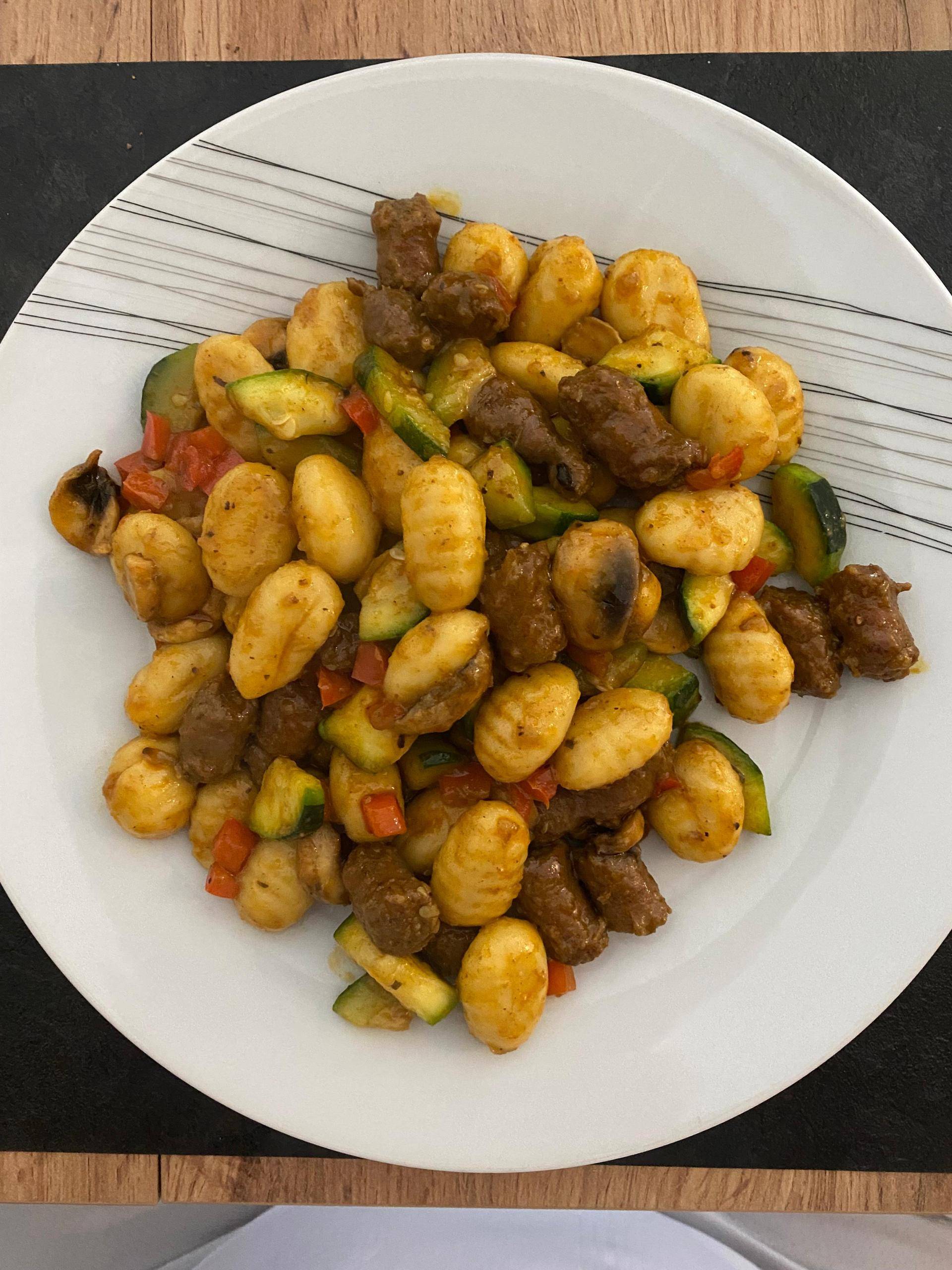 Gnocchis aux légumes, merguez - Recette Cookeo V3 | Moulinex