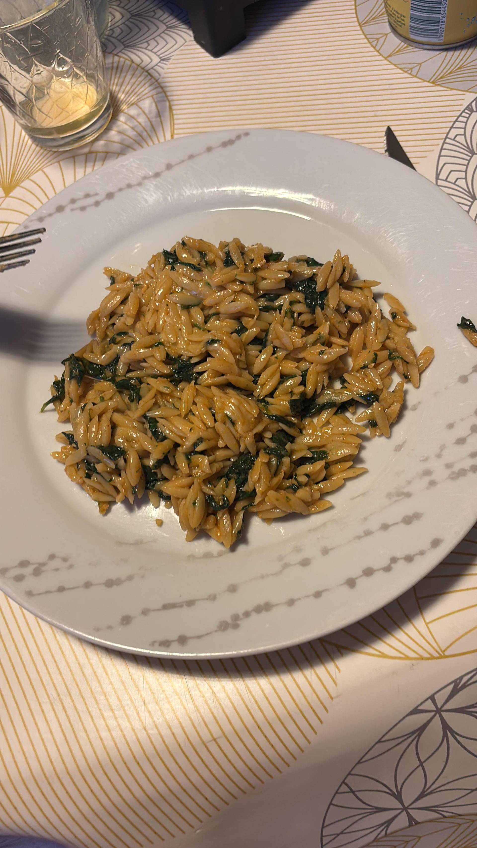 Orzo épinards - Recette Cookeo | Moulinex