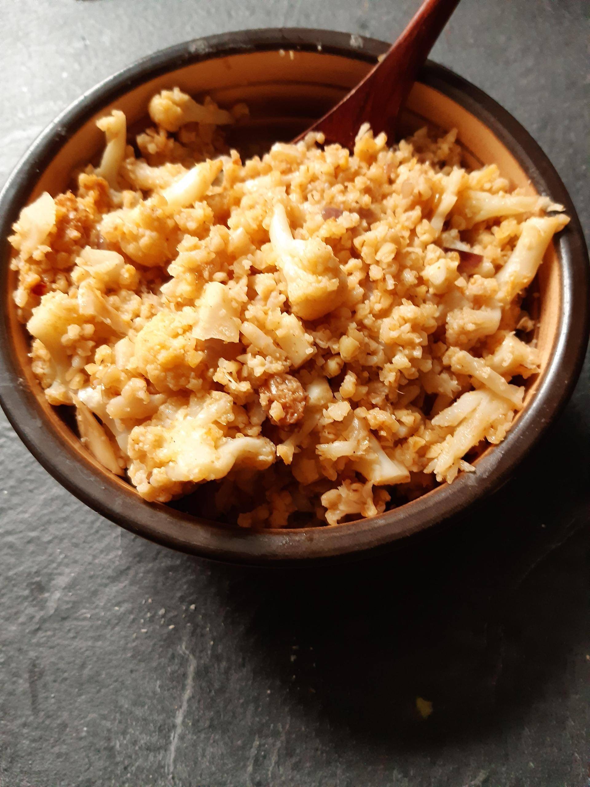 Chou-fleur boulgour épices - Recette Cookeo | Moulinex