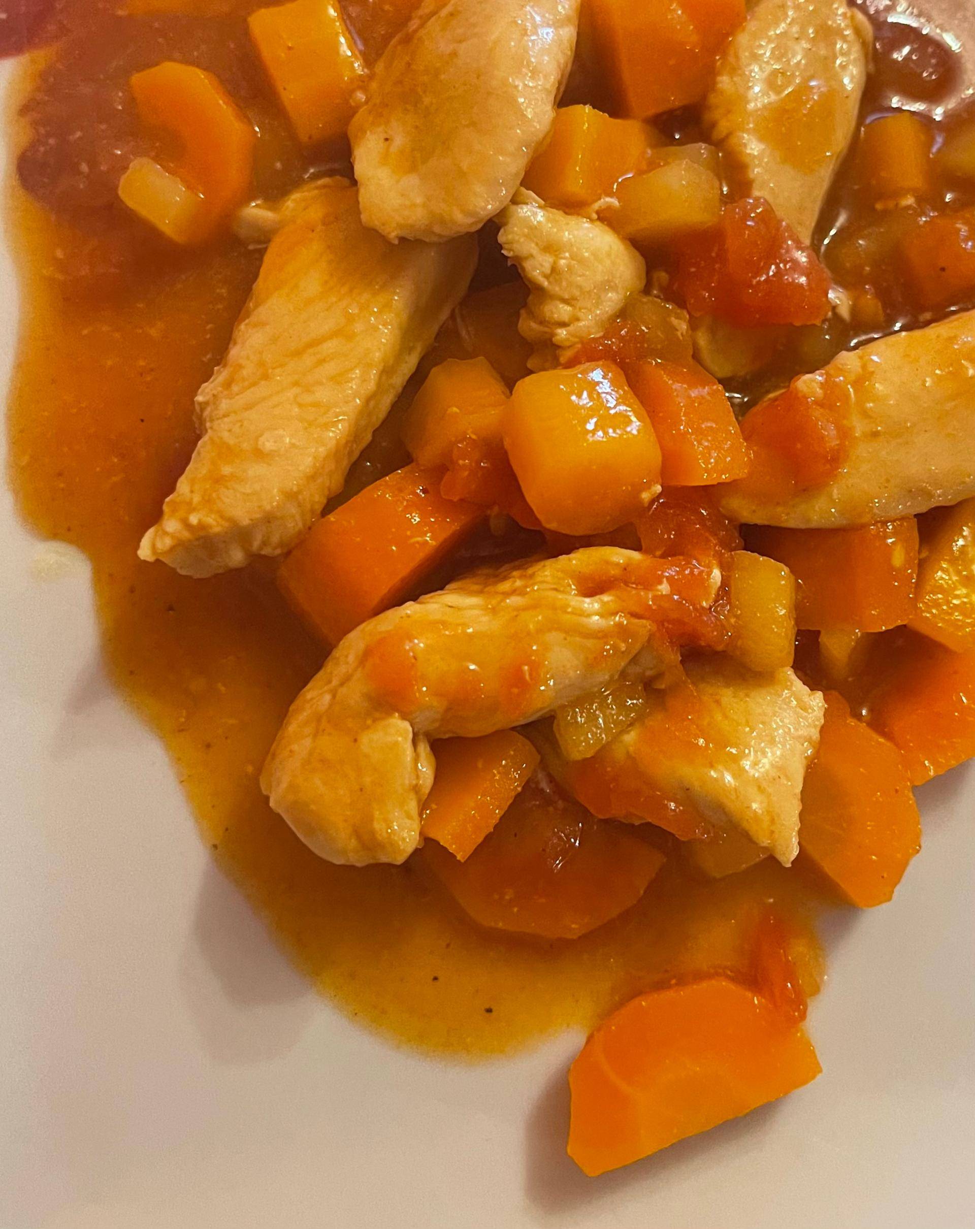 Poulet à l’indienne pomme granny-smith - Recette Cookeo V3 | Moulinex