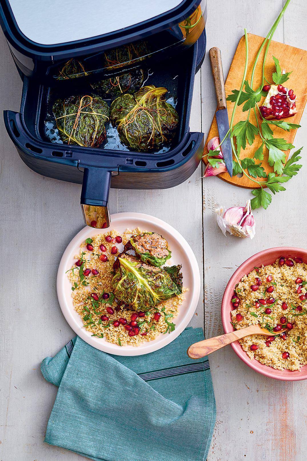 Choux farcis - Recette EASY FRY & GRILL 2 in 1 MECHANICAL | Moulinex